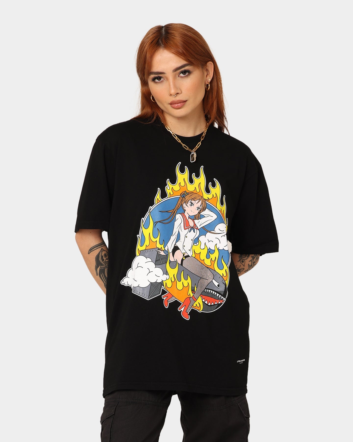 Lifted Anchors Warhead T-Shirt Black Style001
