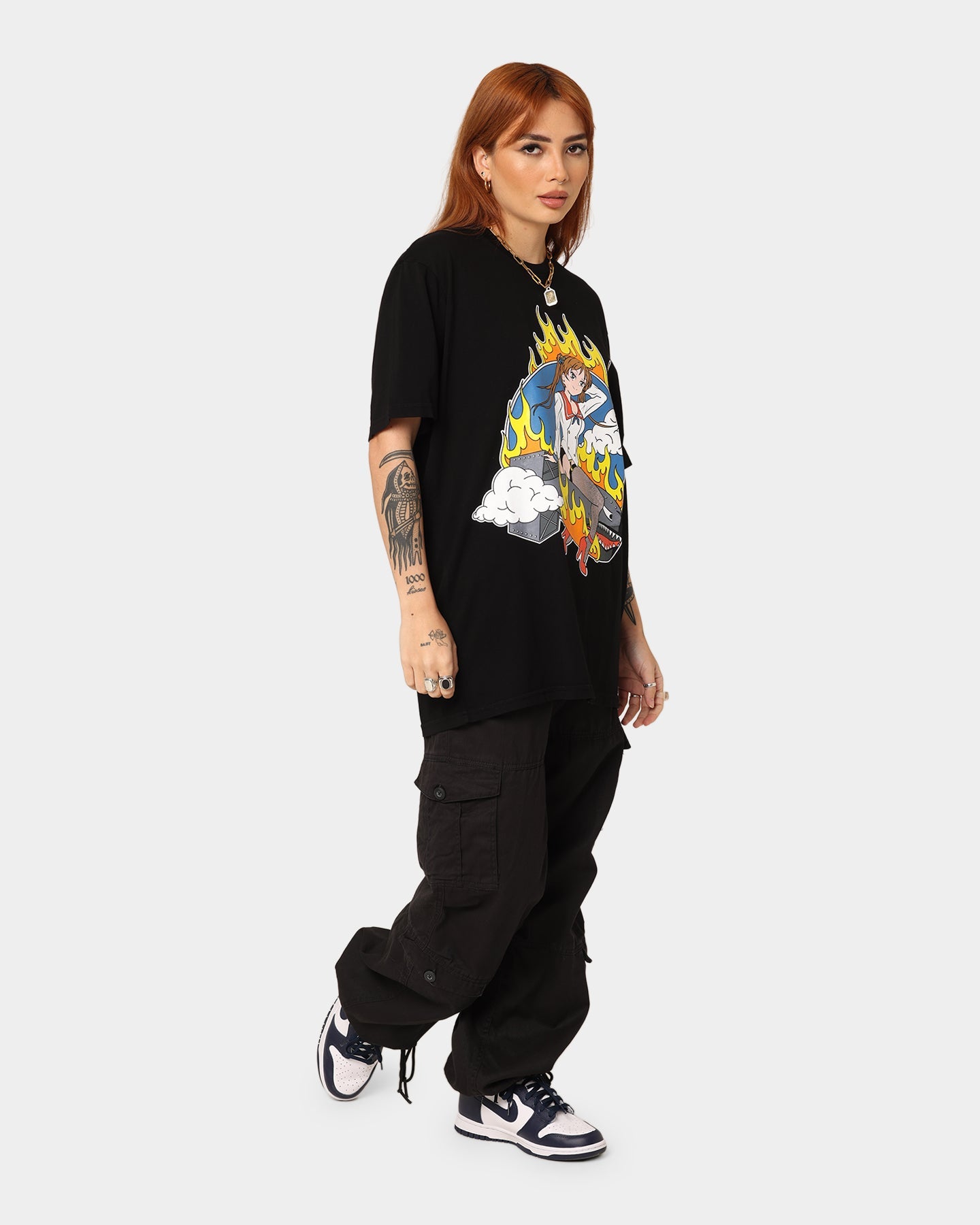 Lifted Anchors Warhead T-Shirt Black Style001