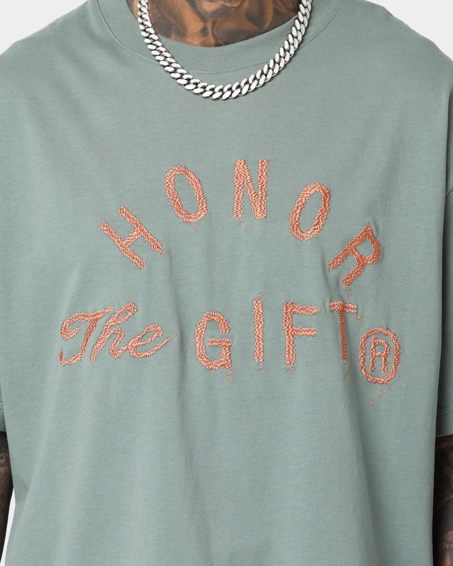 Honor The Gift HTG Weathered T-Shirt Sage