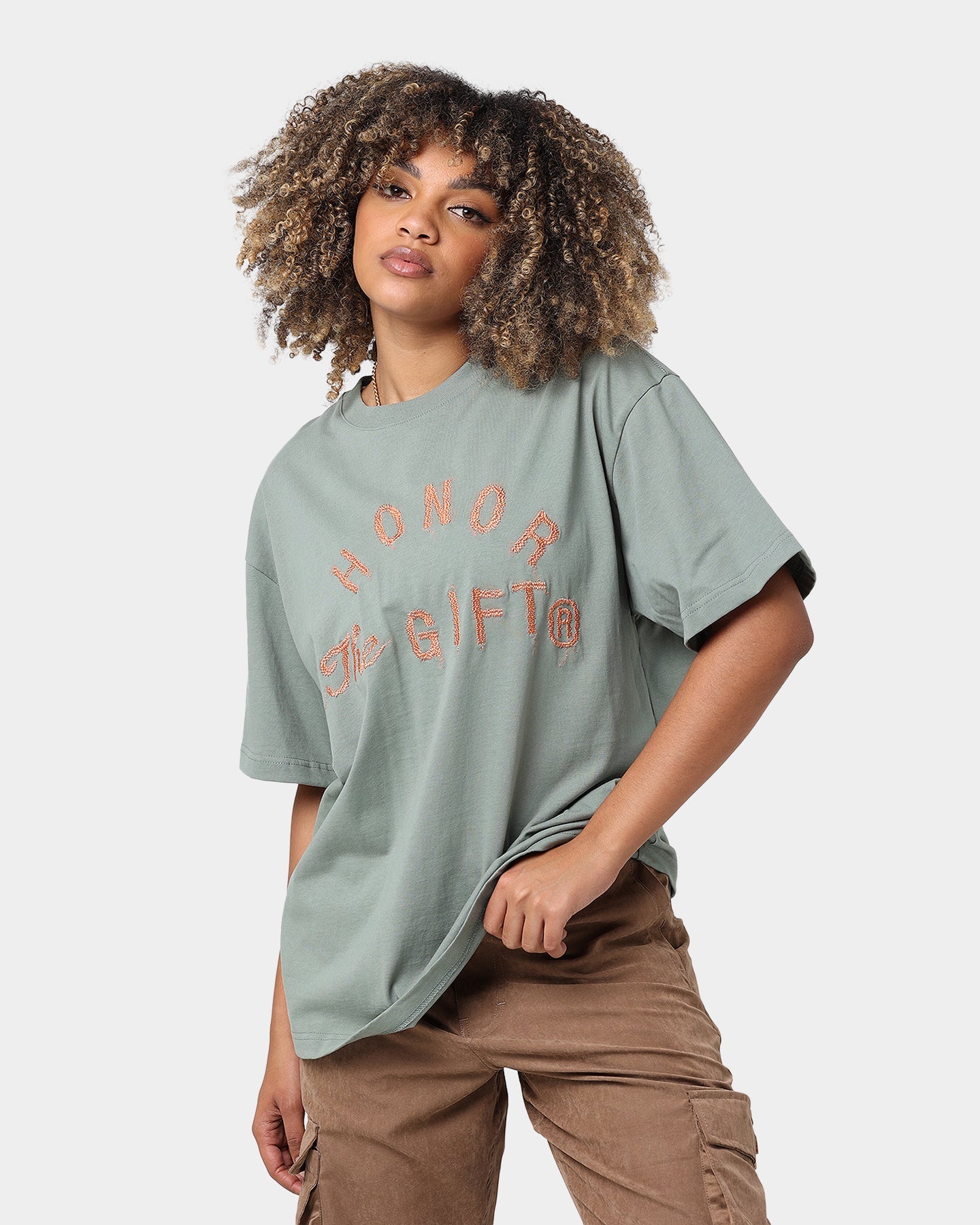 Honor The Gift HTG Weathered T-Shirt Sage Style001