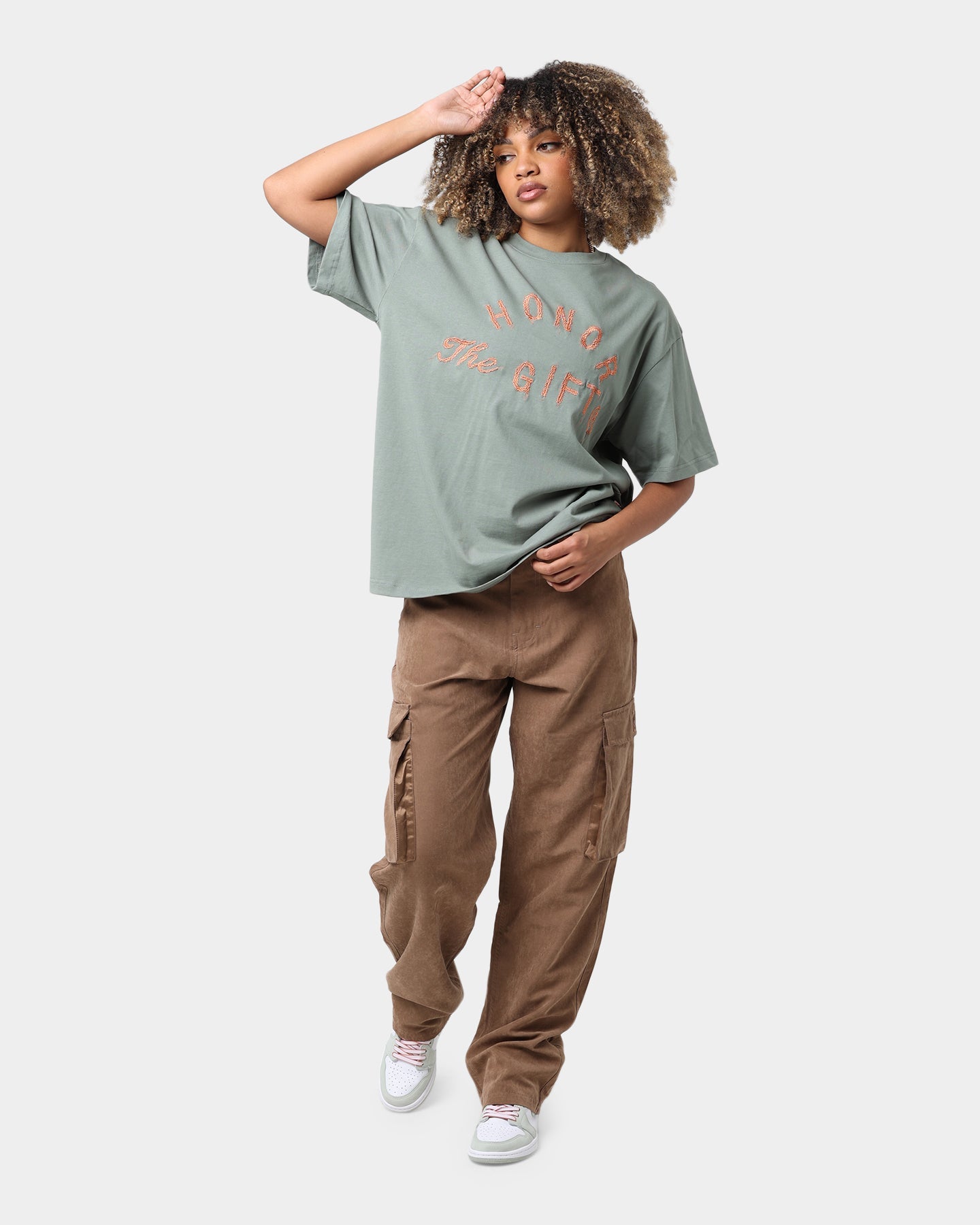 Honor The Gift HTG Weathered T-Shirt Sage Style001