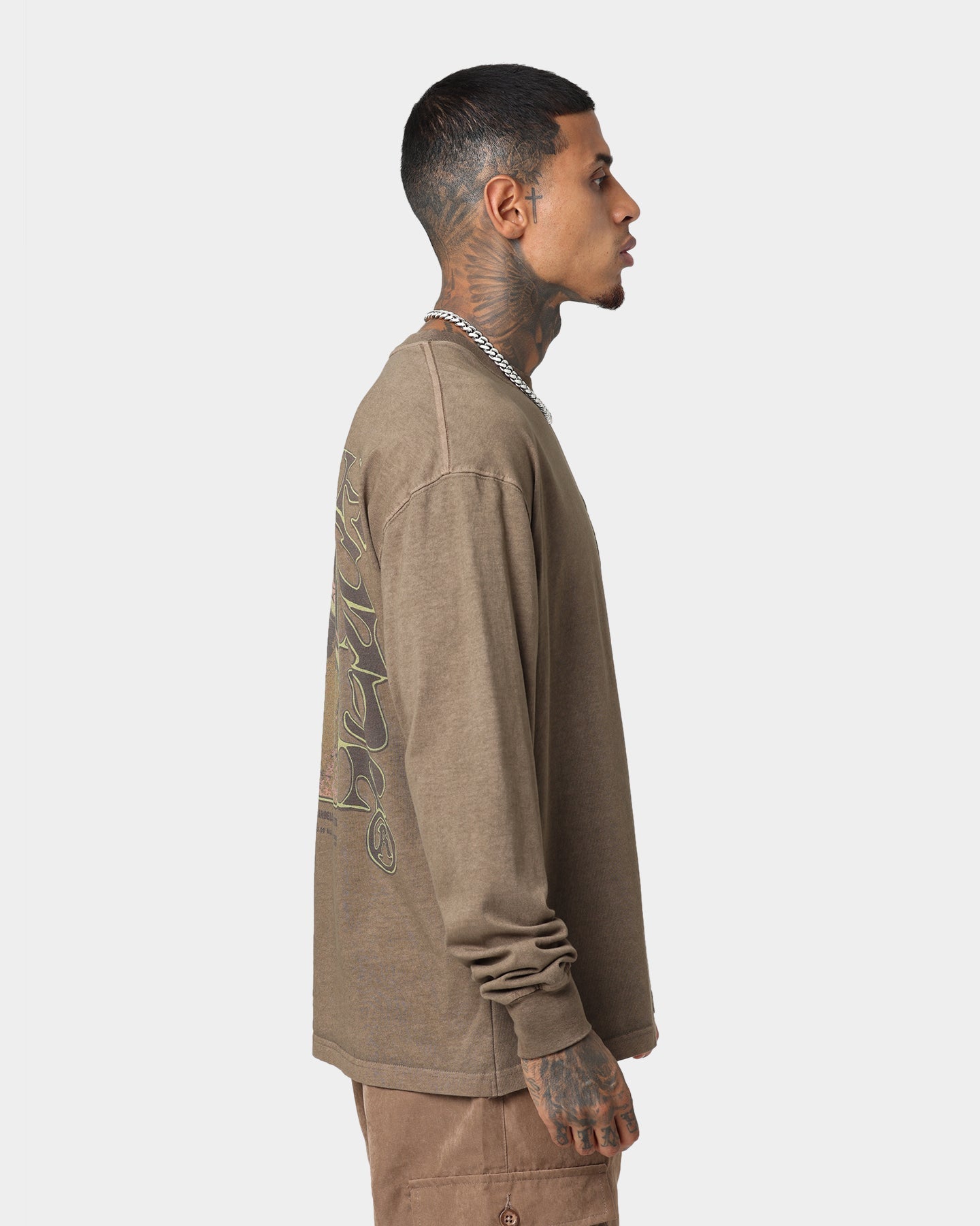 Honor The Gift Lucky Hand Long Sleeve T-Shirt Coyote