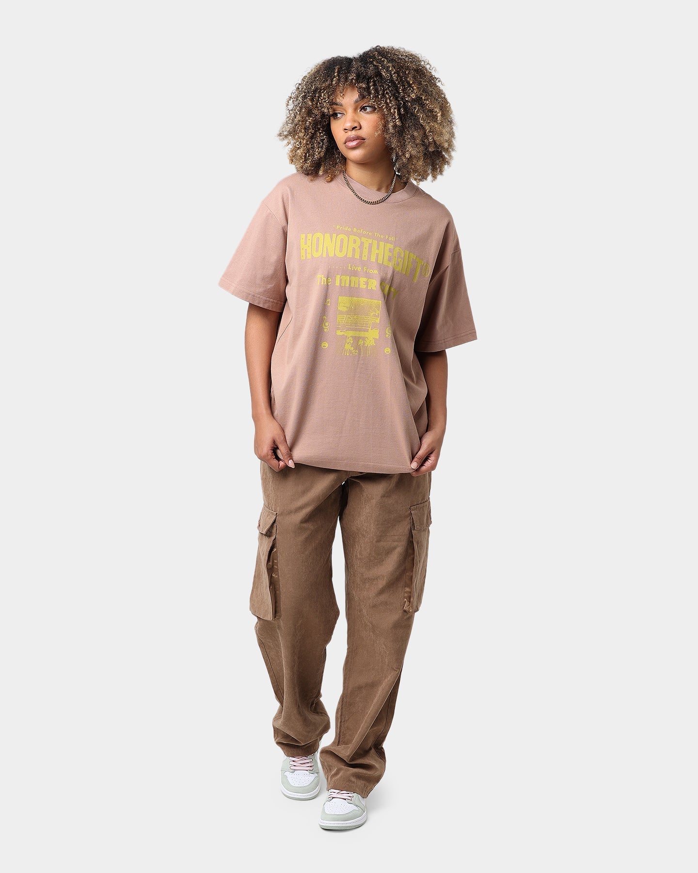 Honor The Gift Stereo T-Shirt Coyote Style001