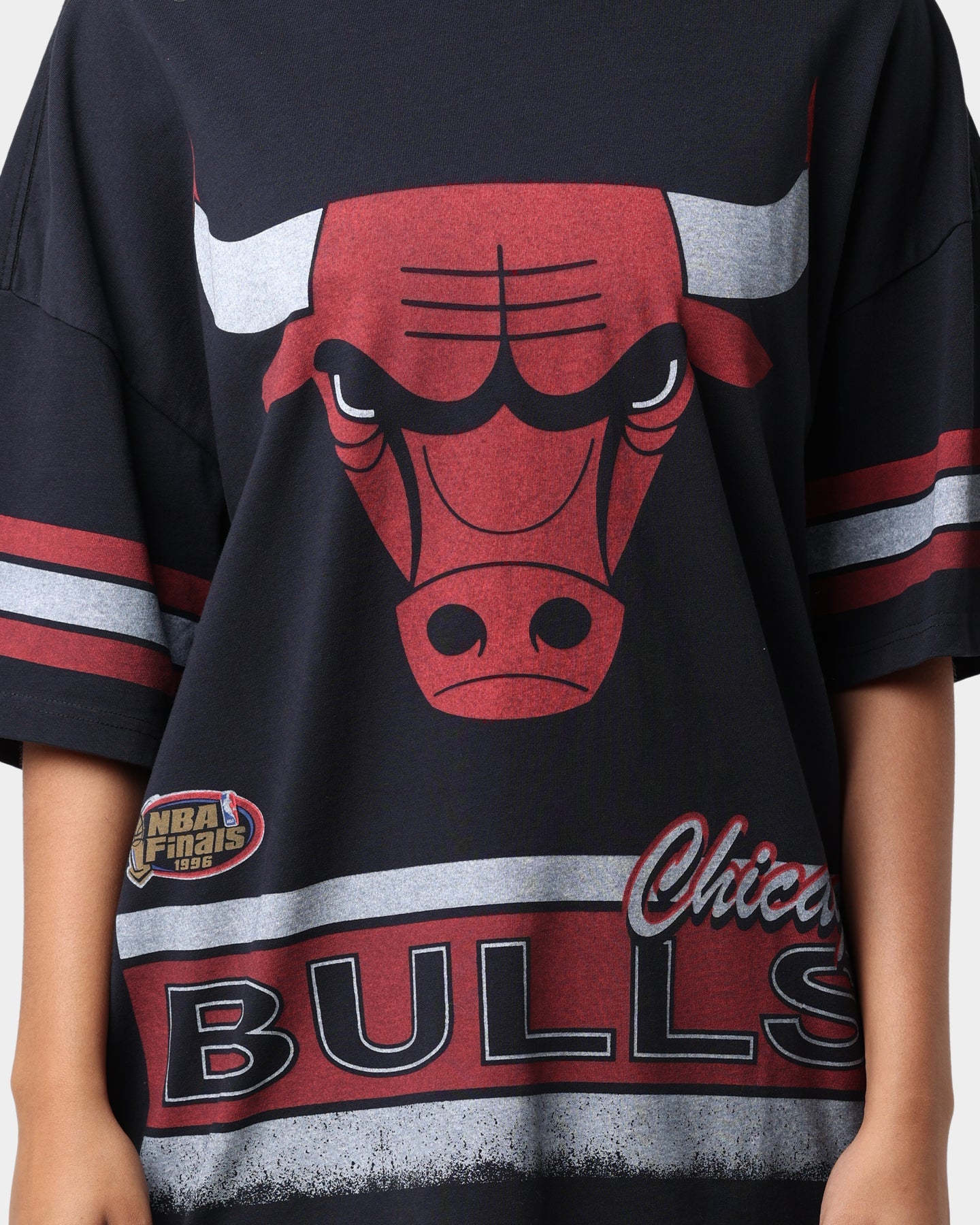Mitchell & Ness Chicago Bulls Conference T-Shirt Faded Black Style001
