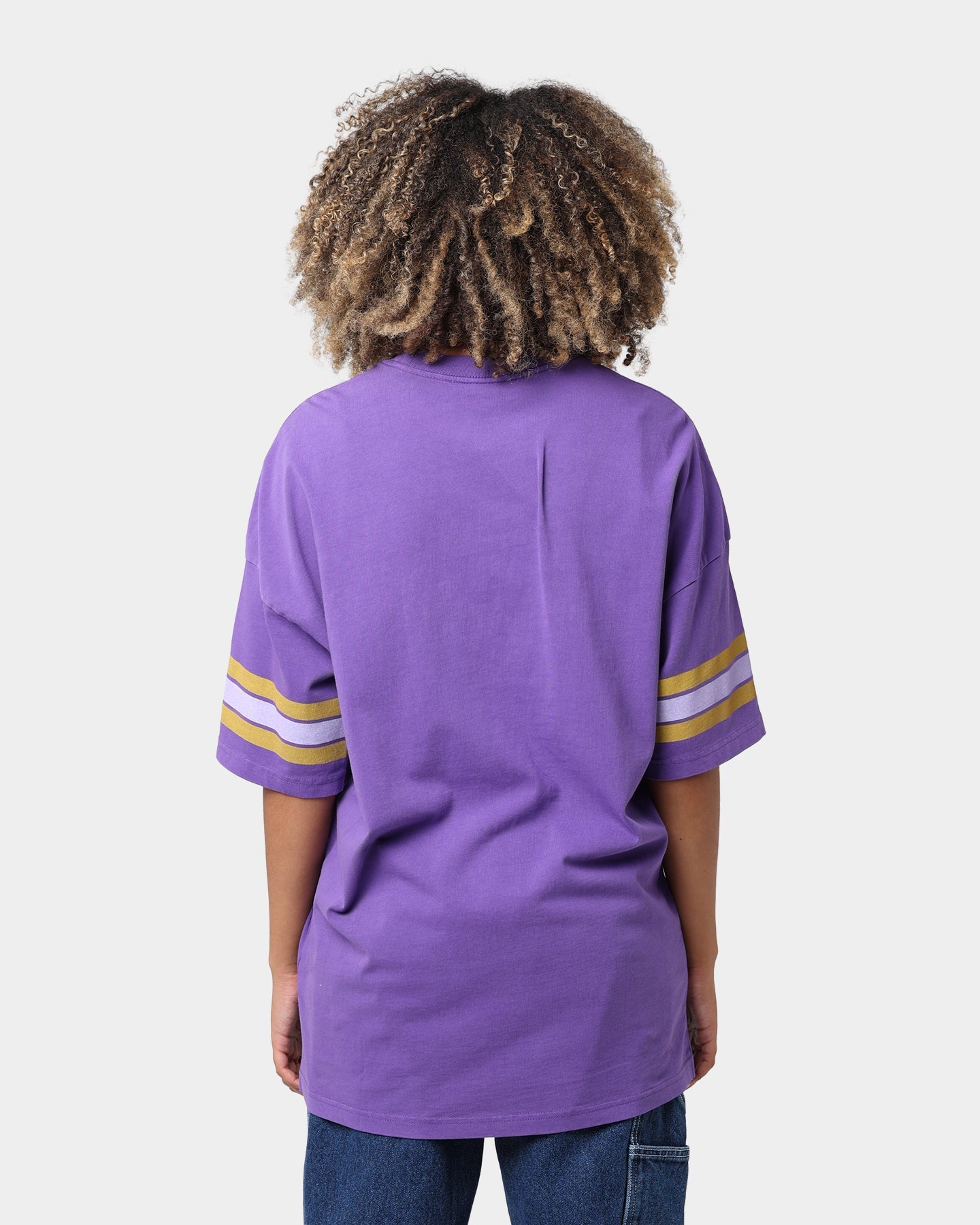 Mitchell & Ness Los Angeles Lakers Conference T-Shirt Faded Purple Style001