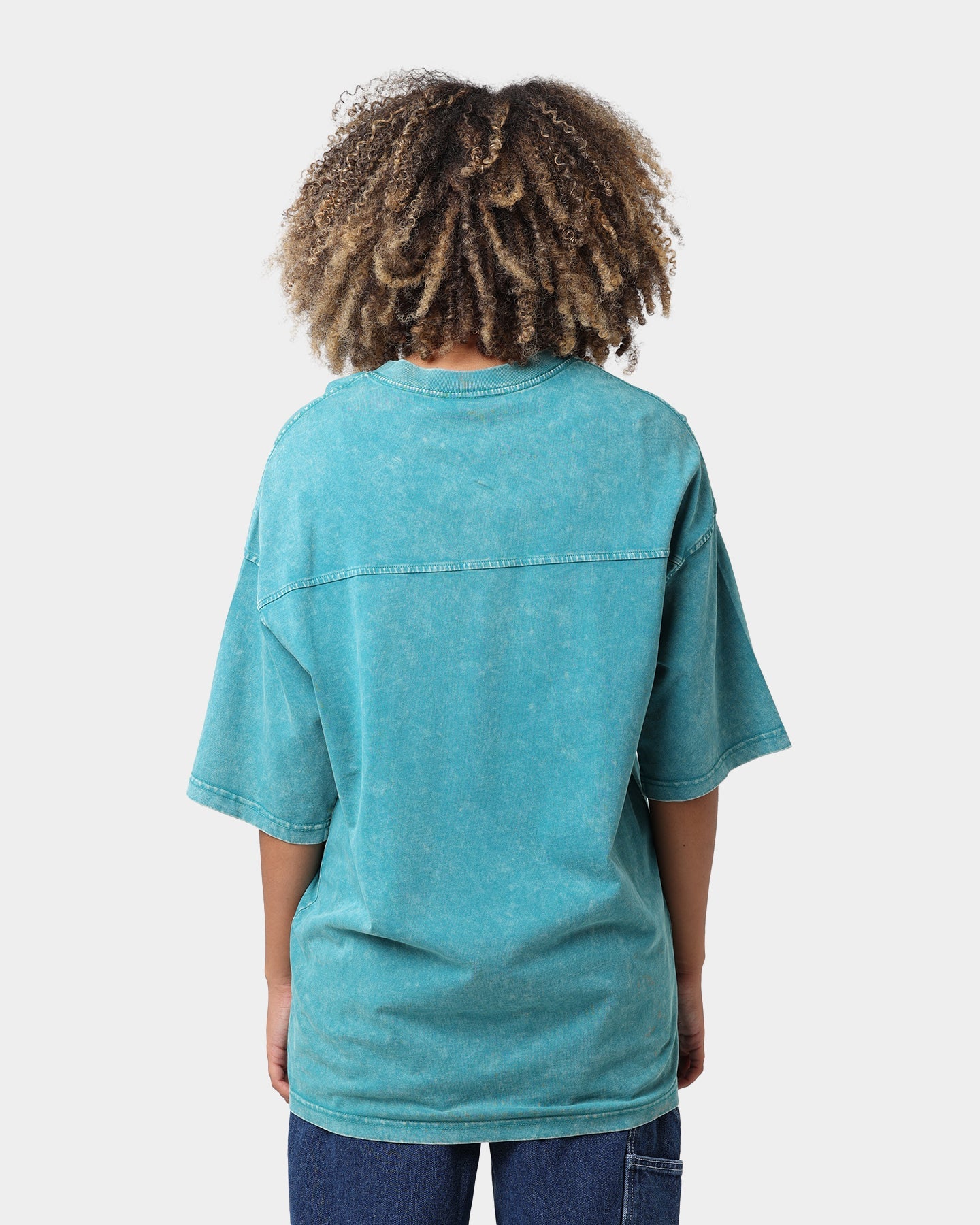 Mitchell & Ness Miami Dolphins Winners Oversized T-Shirt Faded Teal Style001