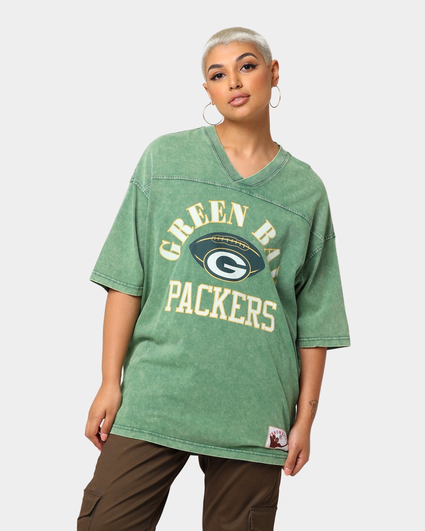 Mitchell & Ness Green Bay Packers Winners Oversized T-Shirt Bucks Green Style001