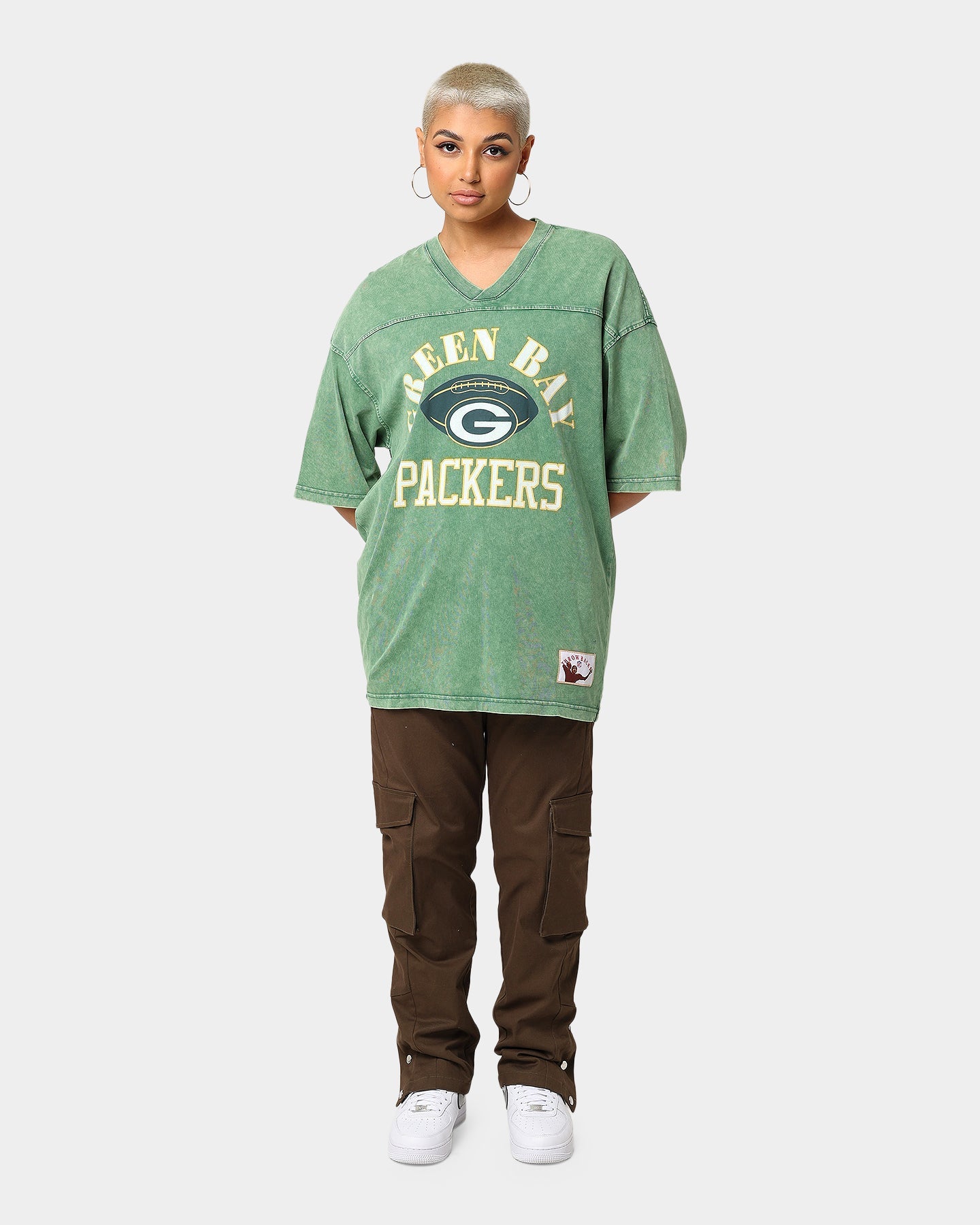 Mitchell & Ness Green Bay Packers Winners Oversized T-Shirt Bucks Green Style001