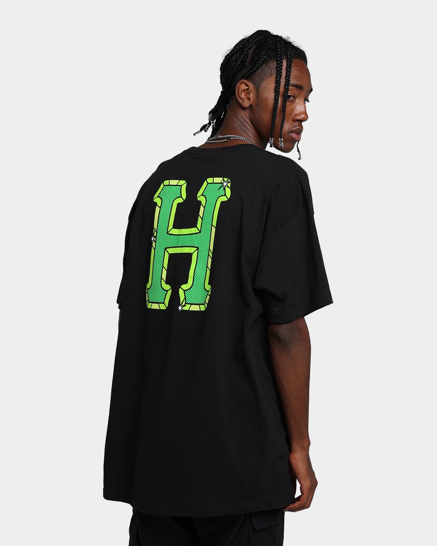 HUF Amazing H Short Sleeve T-Shirt Black