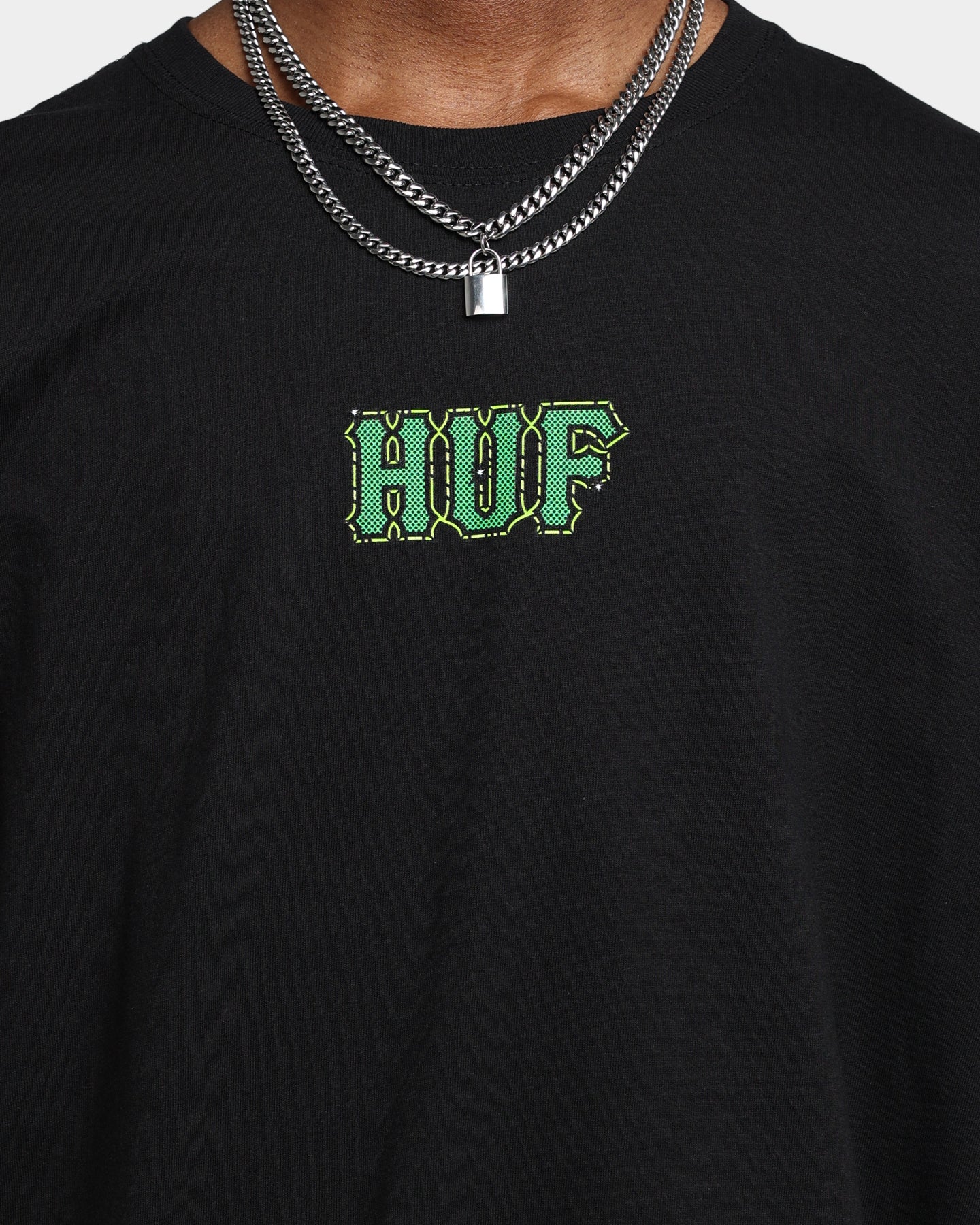 HUF Amazing H Short Sleeve T-Shirt Black