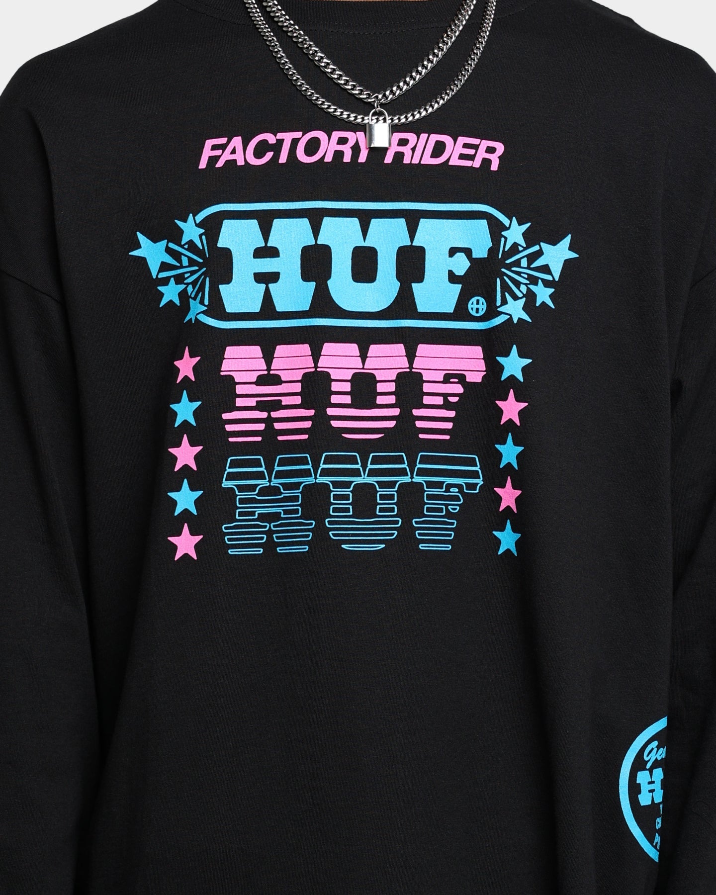 HUF Factory Rider Long Sleeve T-Shirt Black