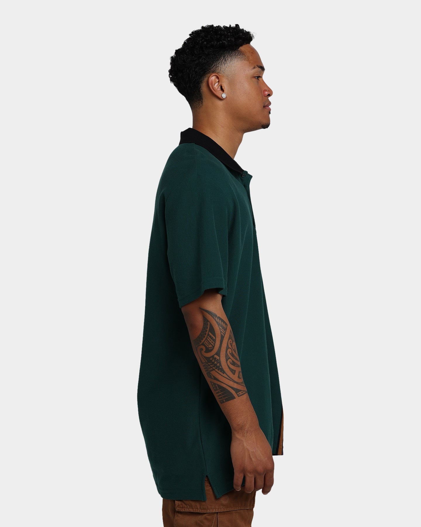 HUF Monaco Polo Shirt Forest Green