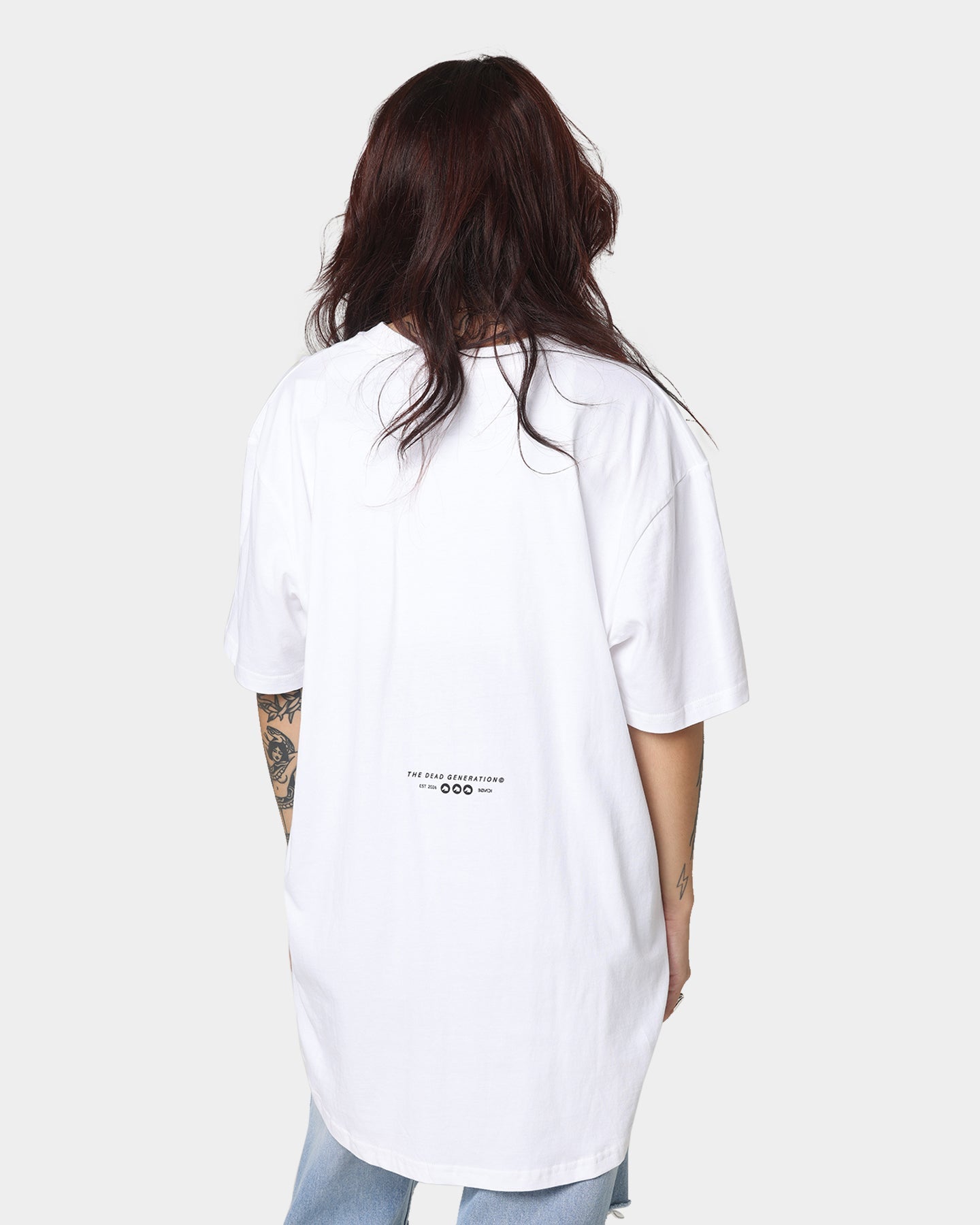 Dead Studios Till We Ride T-Shirt White/Black Style001