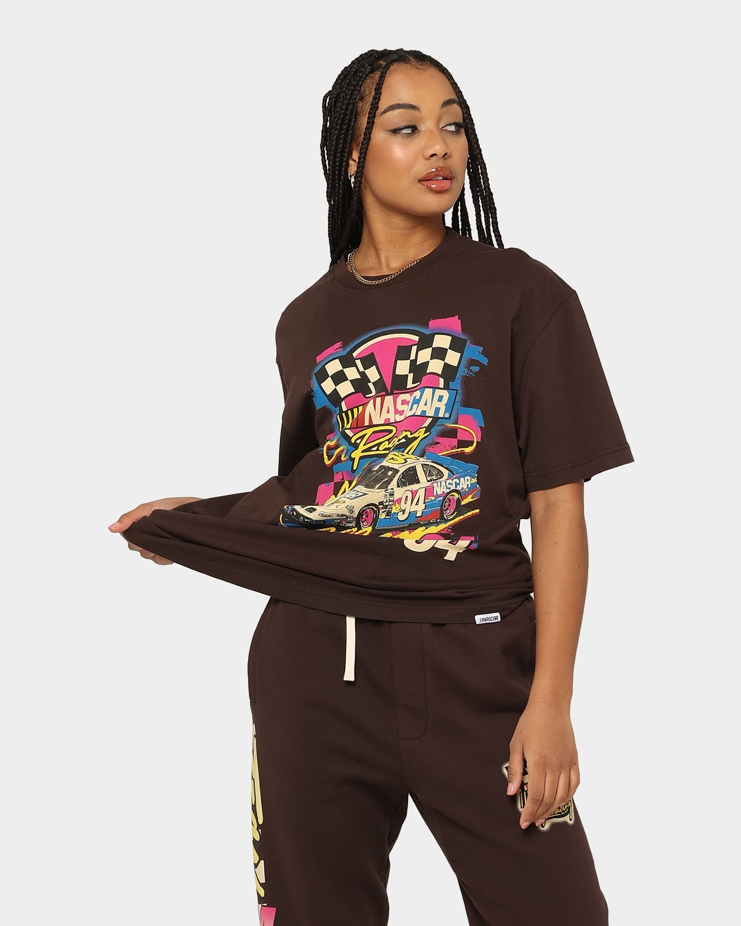 NASCAR NASCAR Racing Team '94 T-Shirt Chocolate Brown Style001