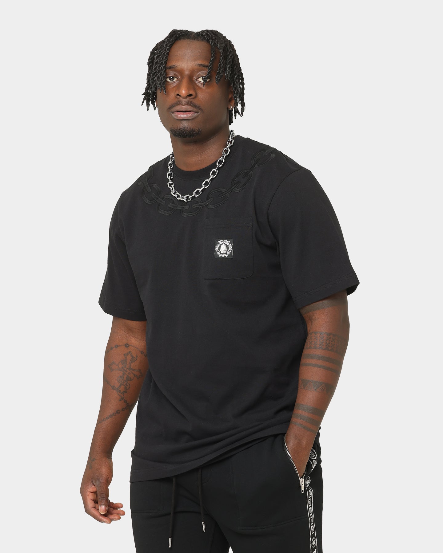 Last Kings Chain Short Sleeve T-Shirt Black
