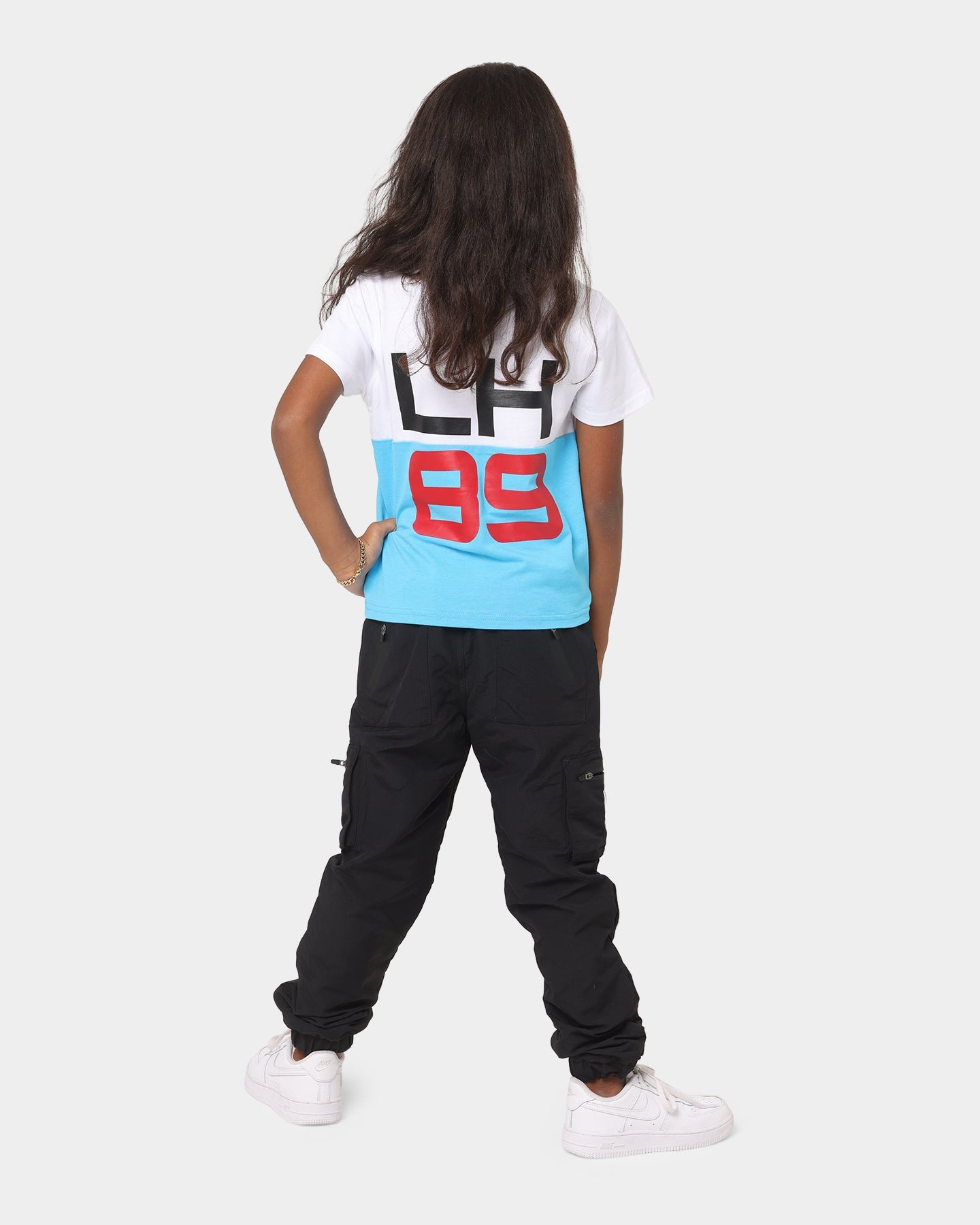 Lil Homme Kids' Revolution Wear Classic T-Shirt Baby Blue