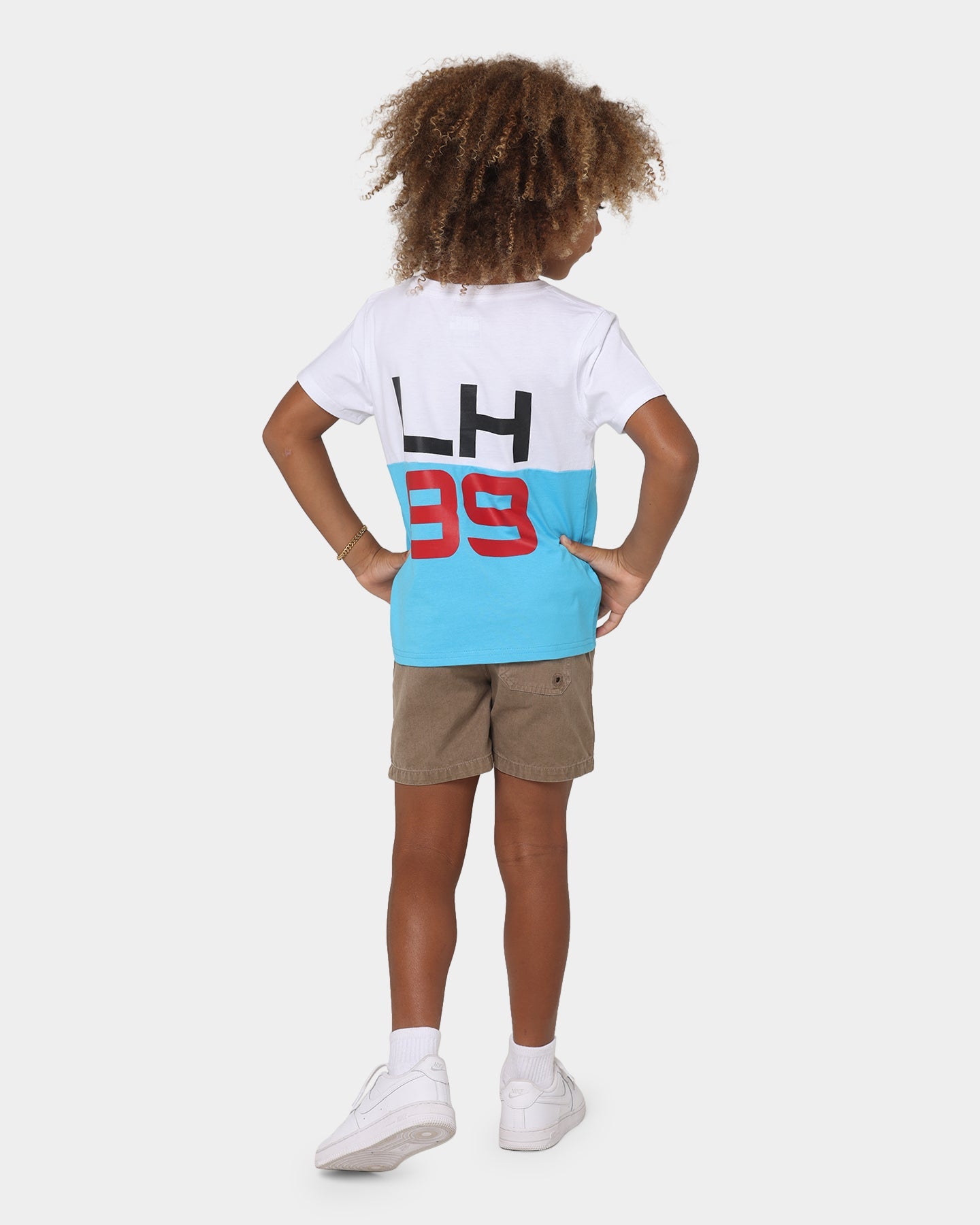 Lil Homme Kids' Revolution Wear Classic T-Shirt Baby Blue