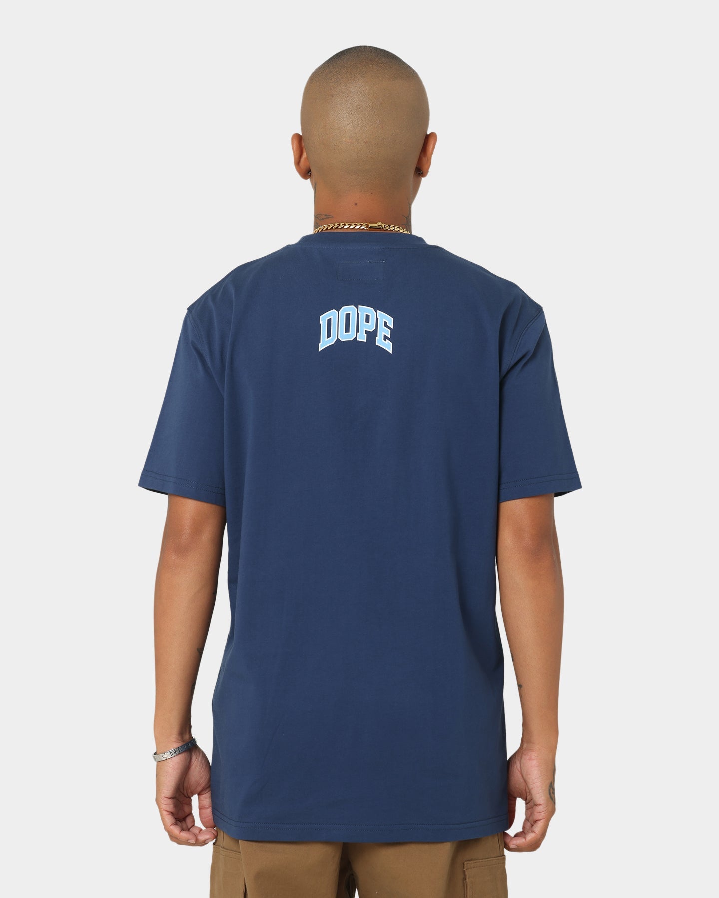 Dope Cali T-Shirt Blue/White