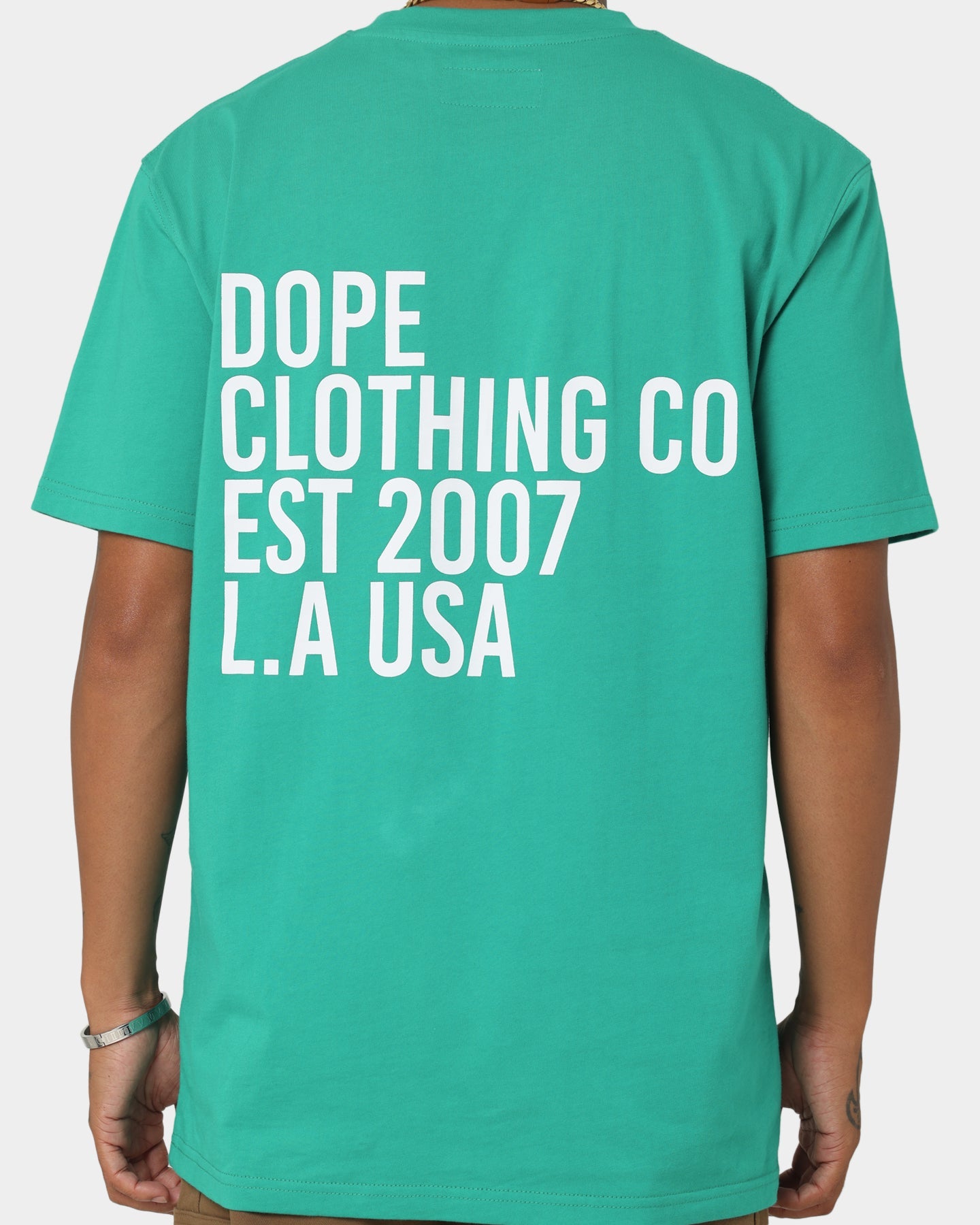 Dope Venice T-Shirt Teal/White