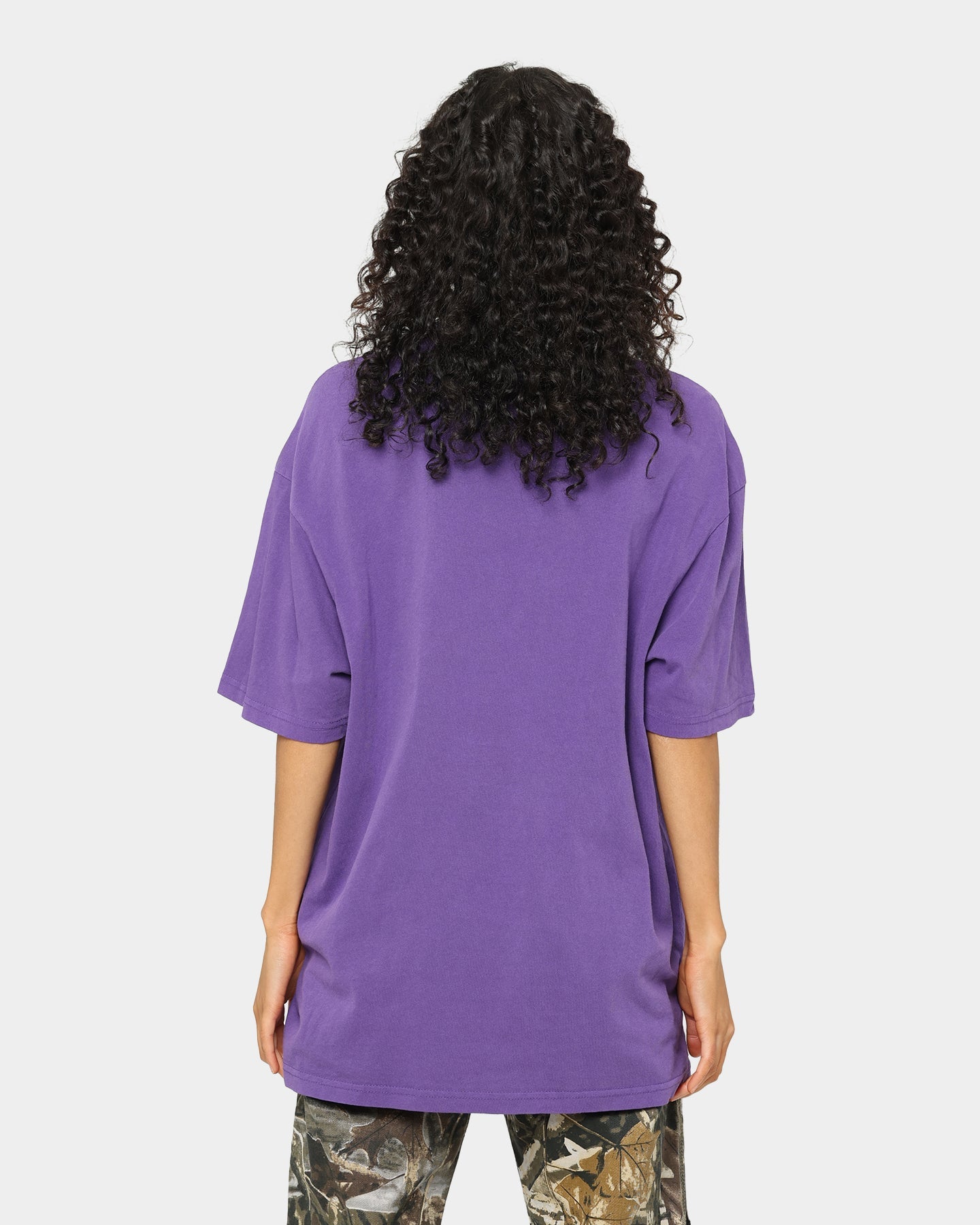 Mitchell & Ness Los Angeles Lakers Incline Stack T-Shirt Faded Purple Style001
