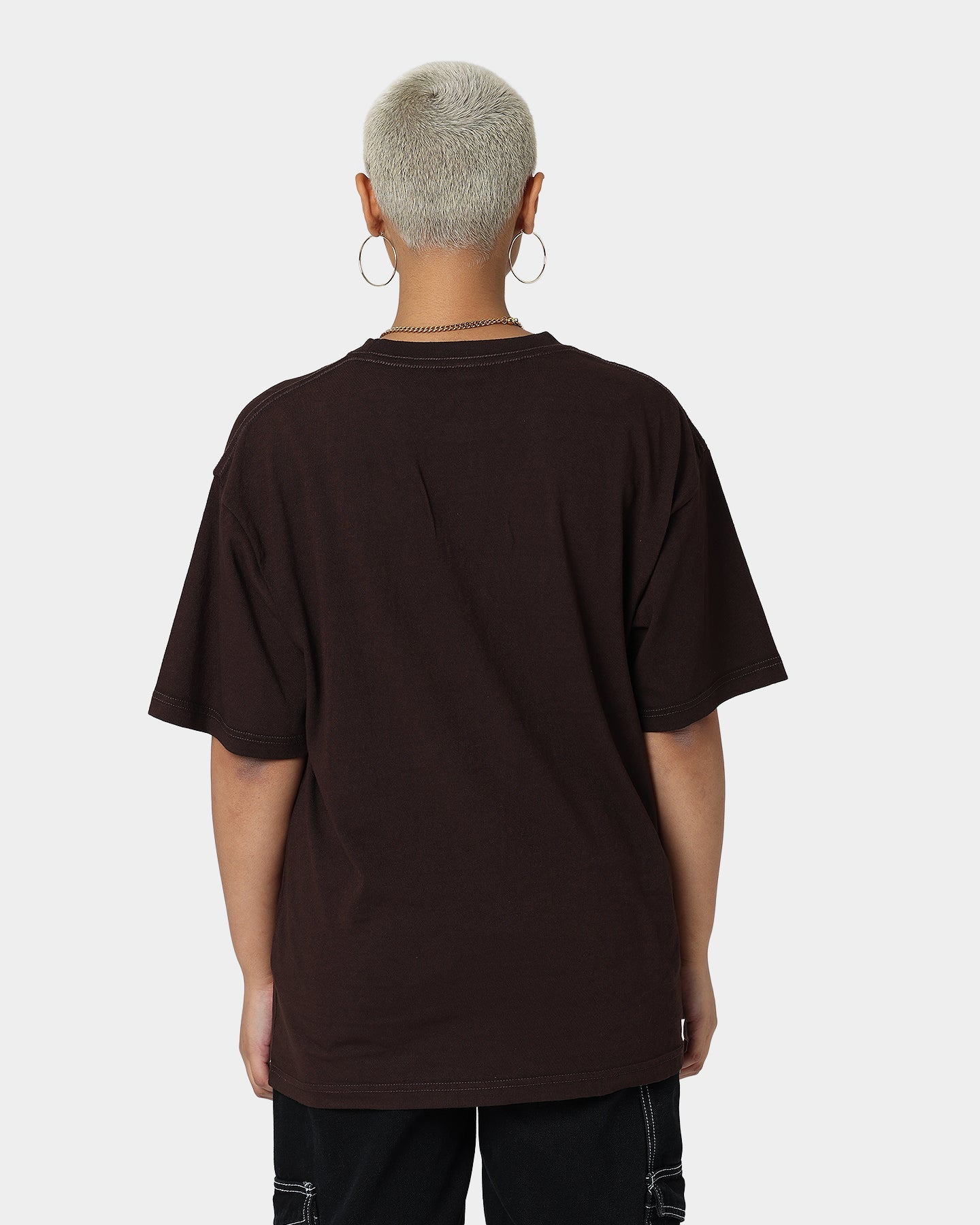 Mitchell & Ness Los Angeles Lakers Shaq Photo T-Shirt Baroque Brown Style001