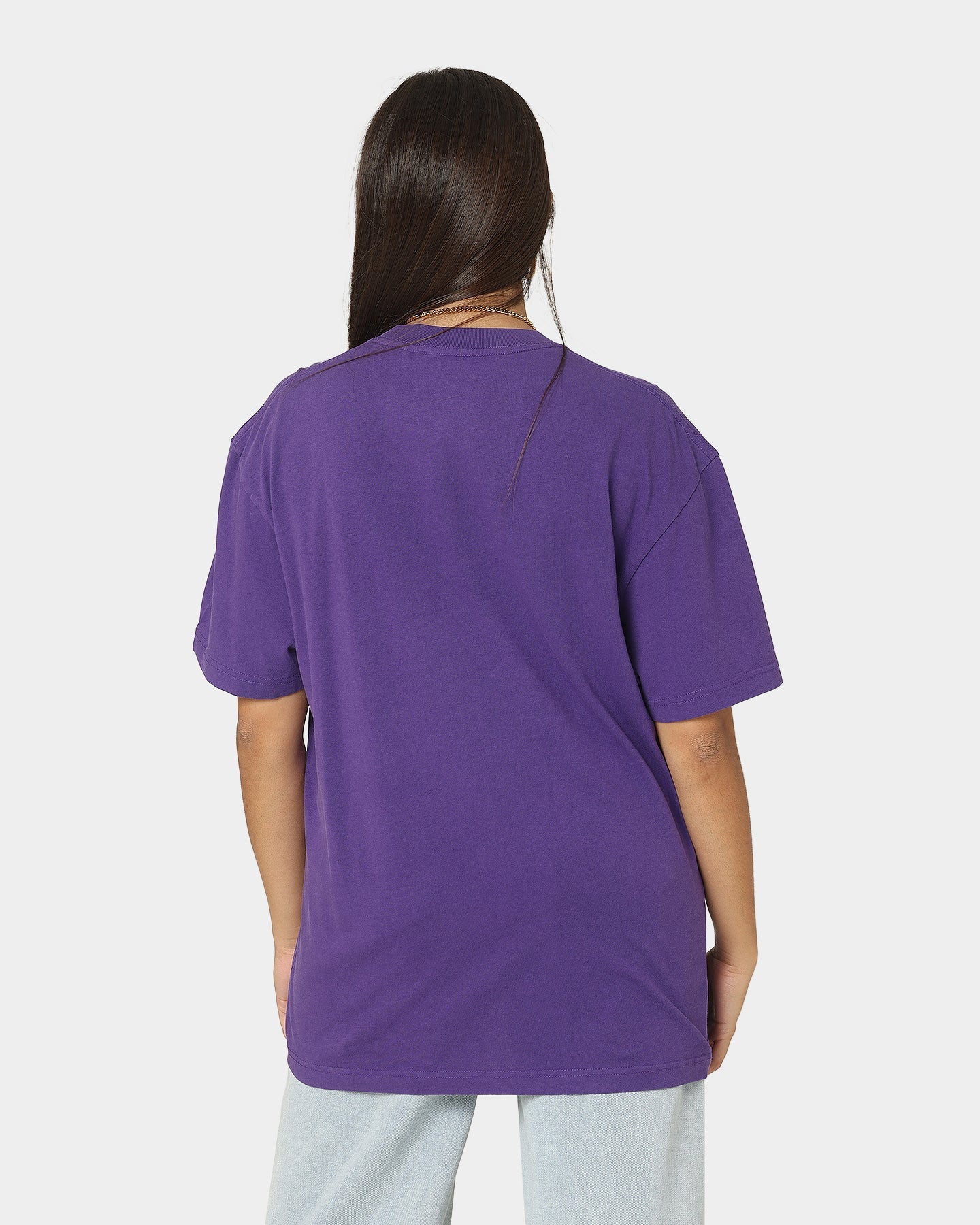 Mitchell & Ness Los Angeles Lakers XL Arch Vintage T-Shirt Faded Purple Style001