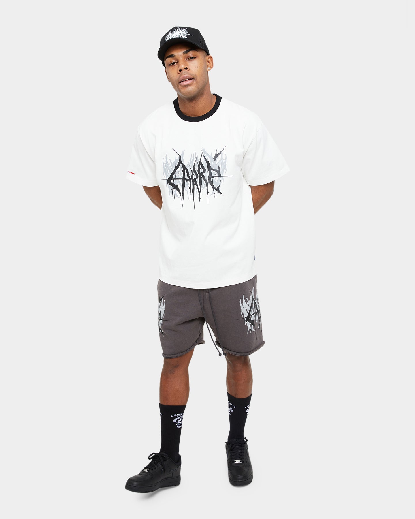Carre Metalle Oversized T-Shirt Off White/Black