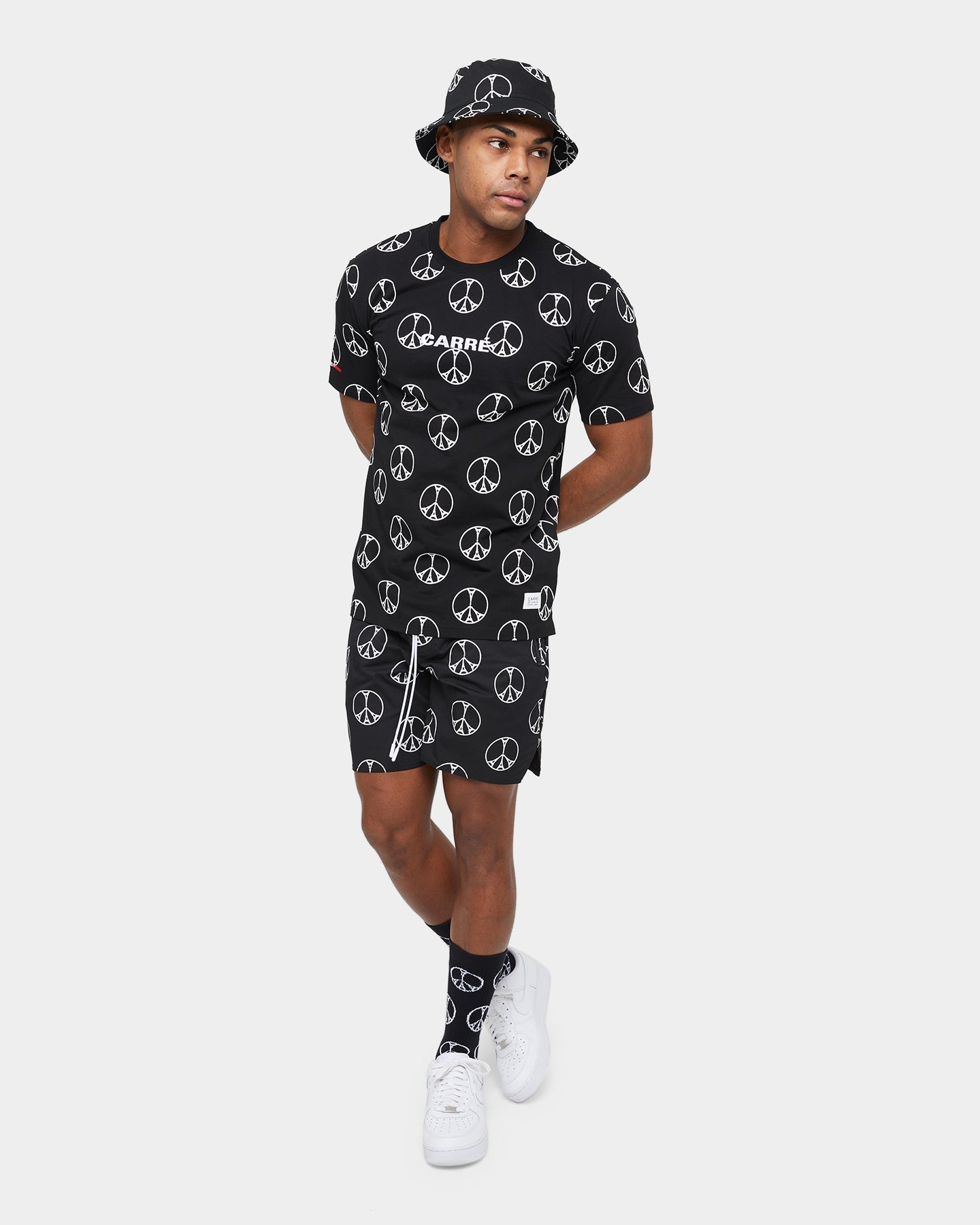 Carre Peace All Over CLS T-Shirt Black