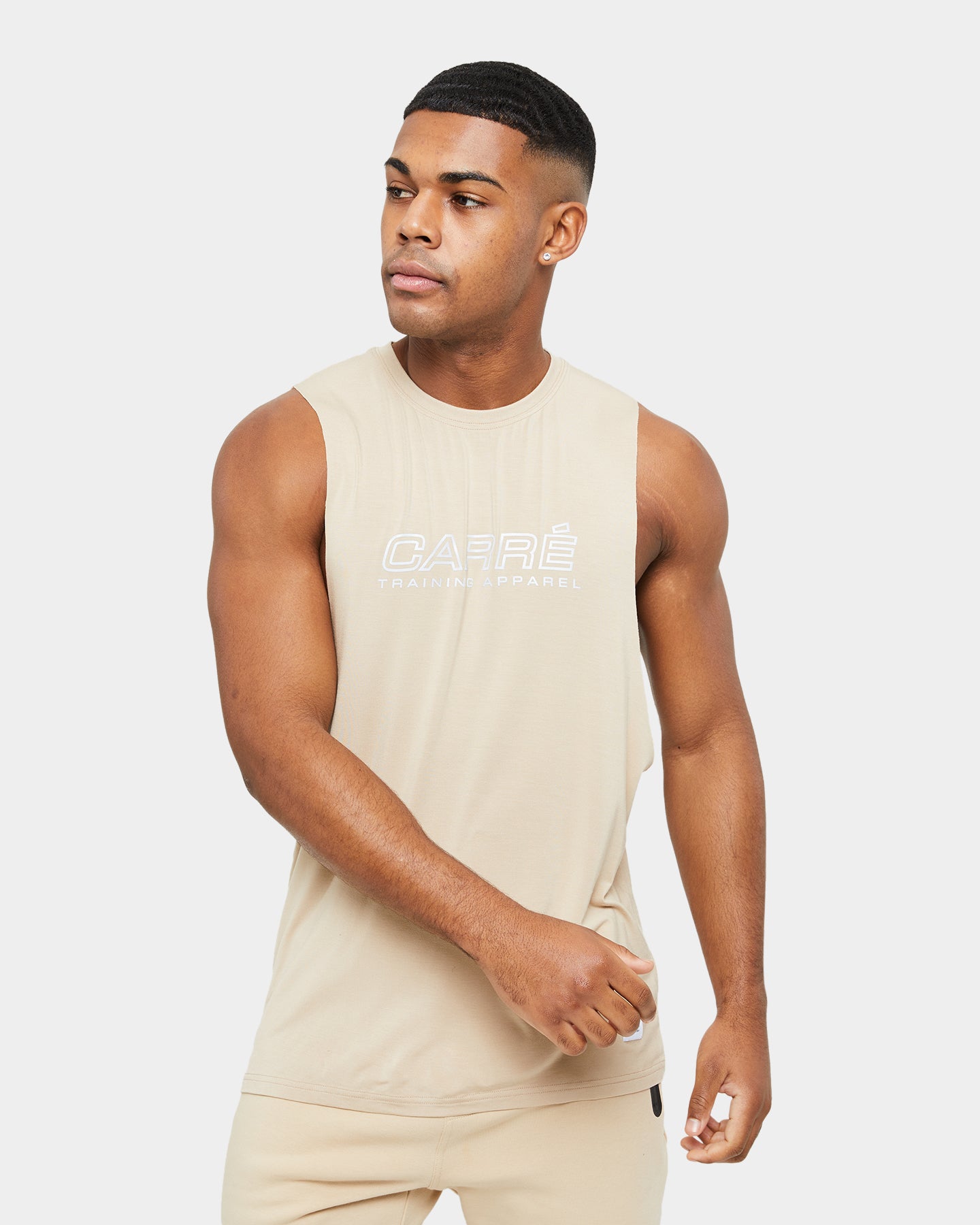 Carre Restart TA Apparel Muscle T-Shirt Stone