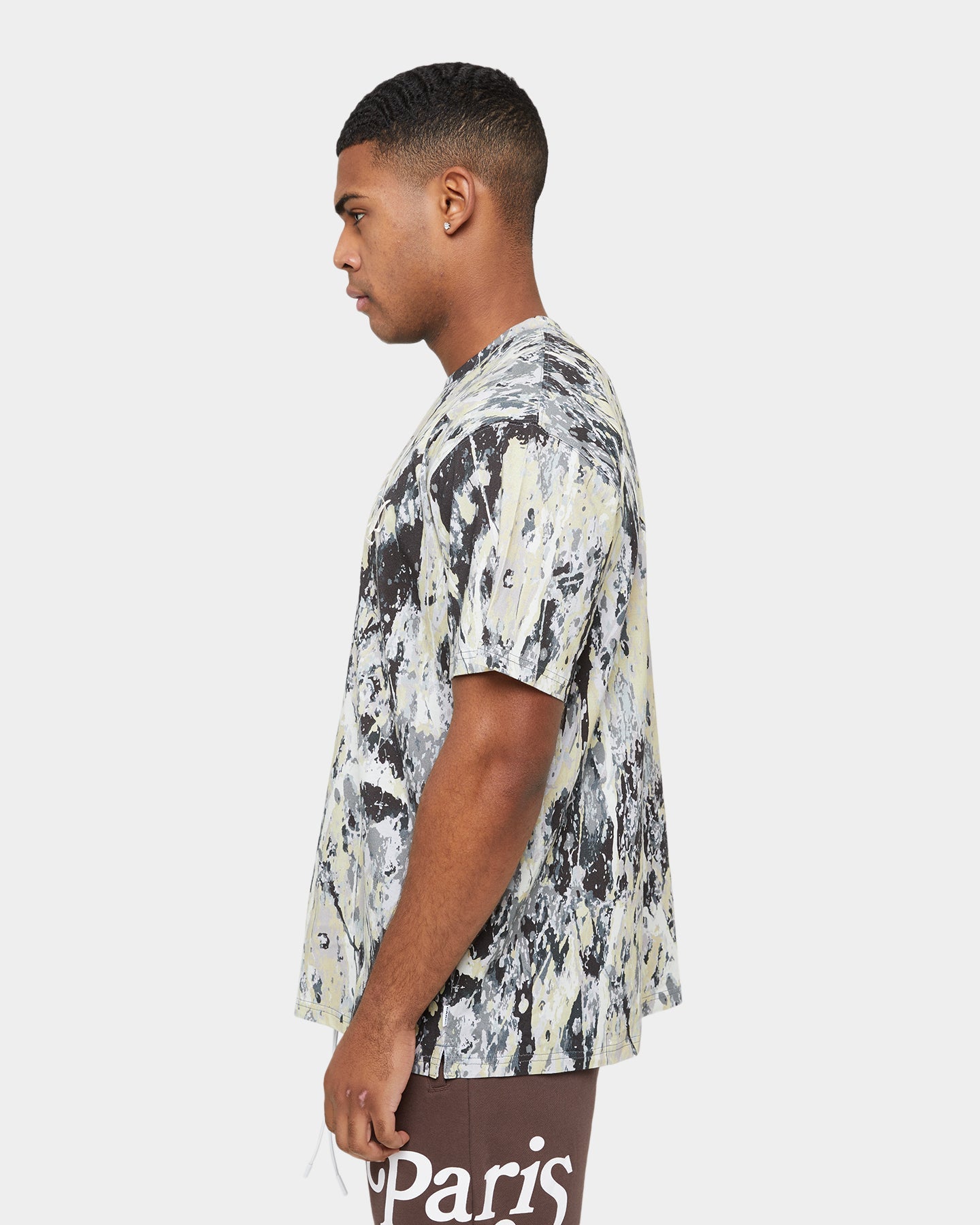 Carre Splatter Oversized T-Shirt Multi-coloured