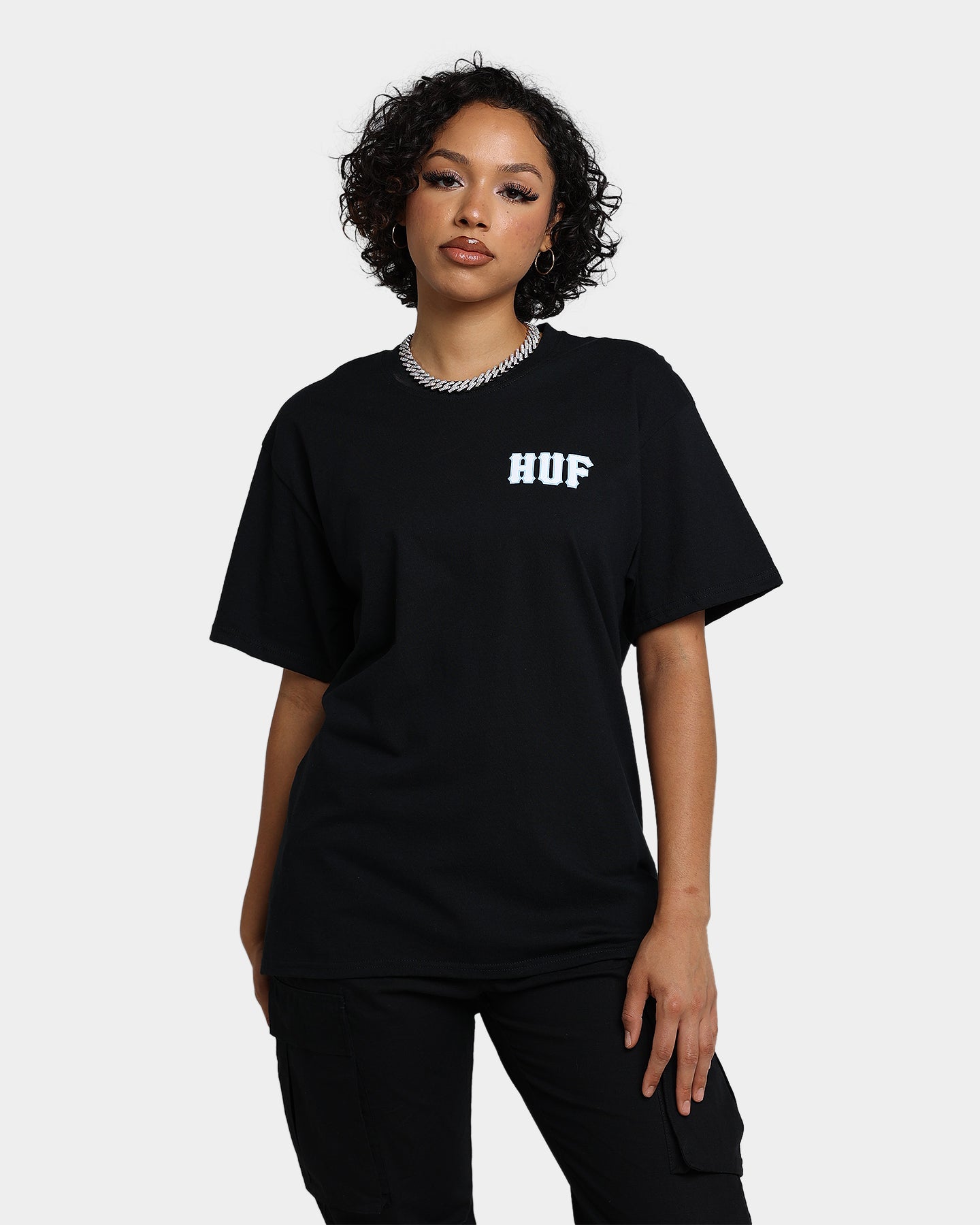 HUF Ice Dice T-Shirt Black Style001