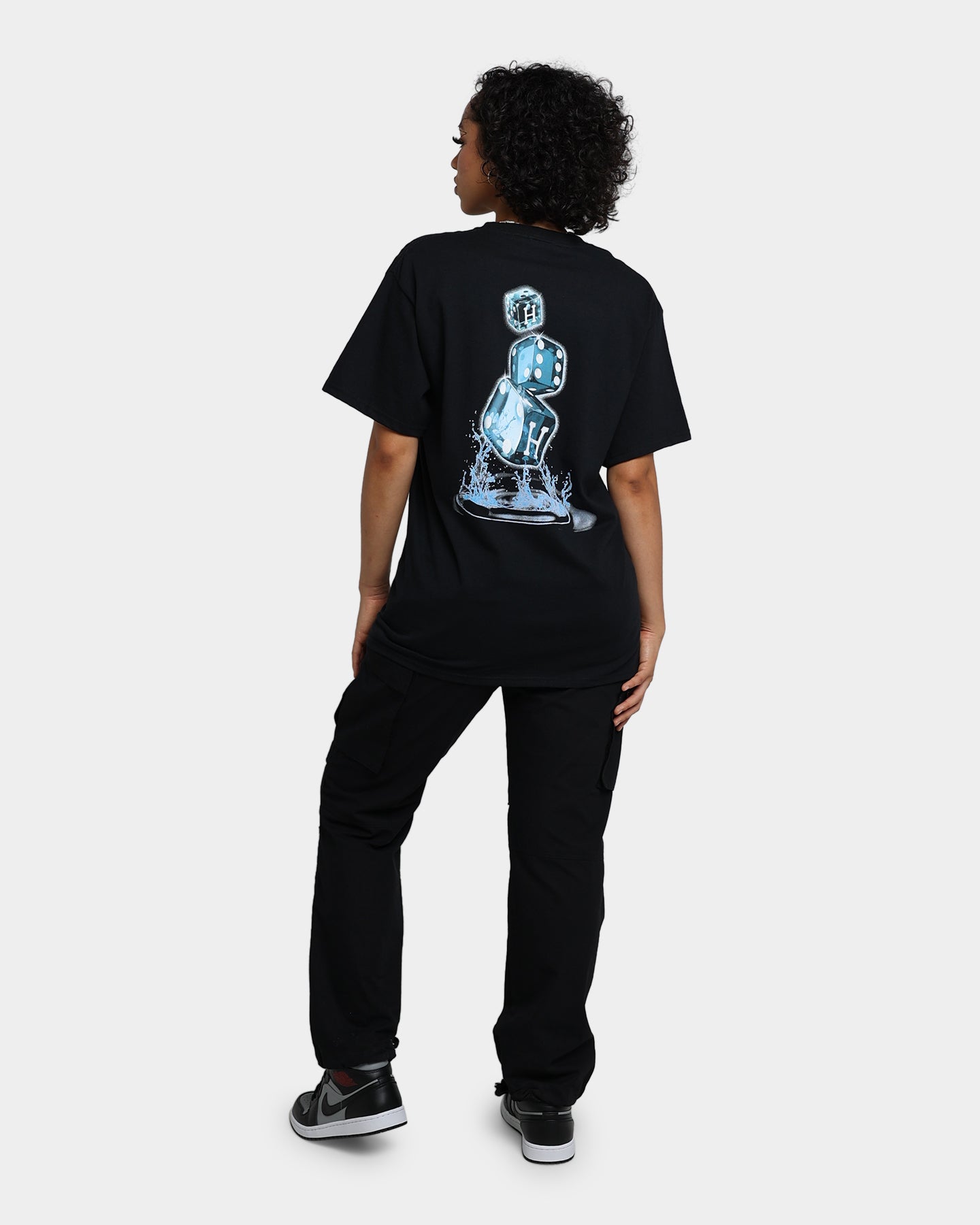 HUF Ice Dice T-Shirt Black Style001