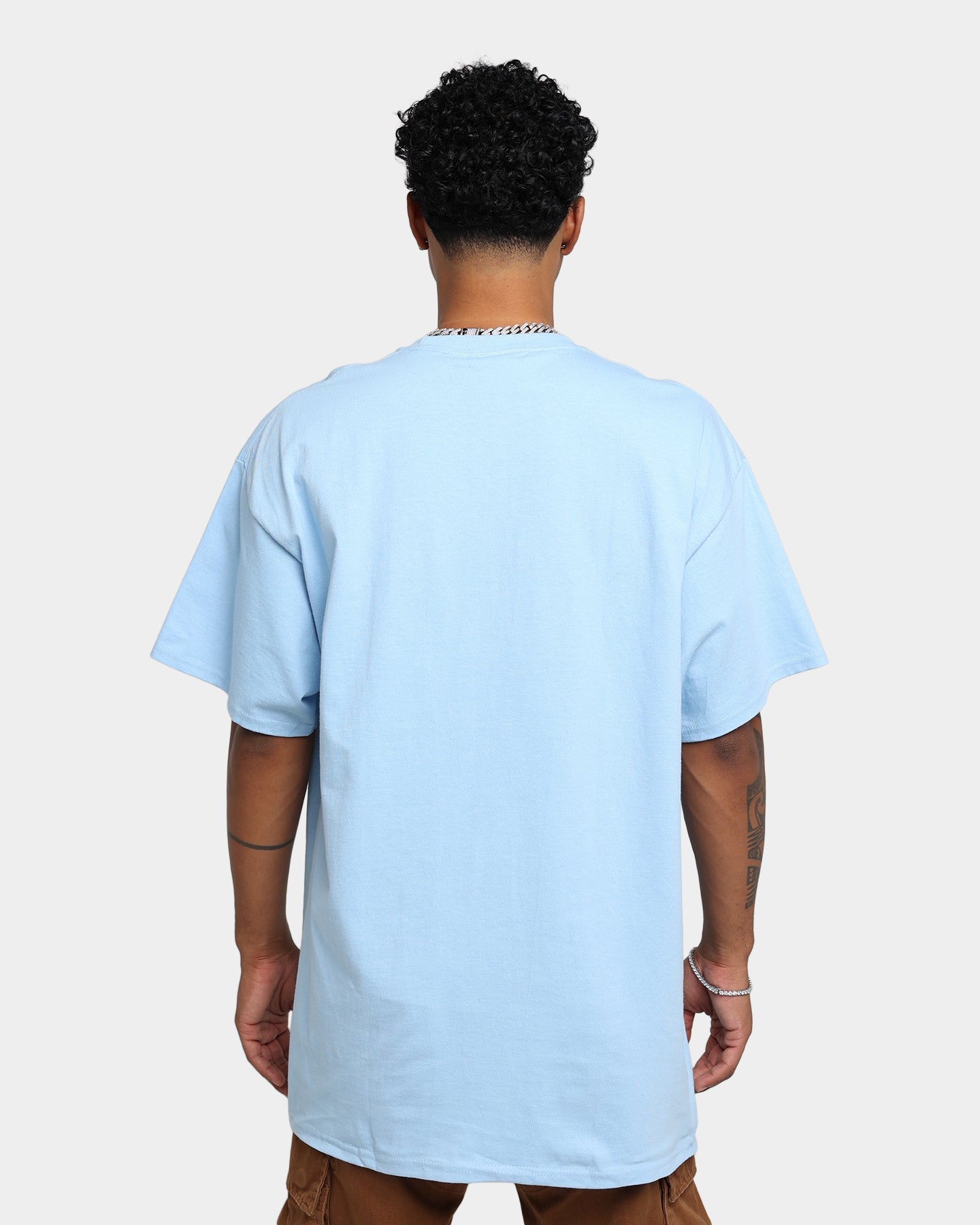 HUF Que Como T-Shirt Light Blue