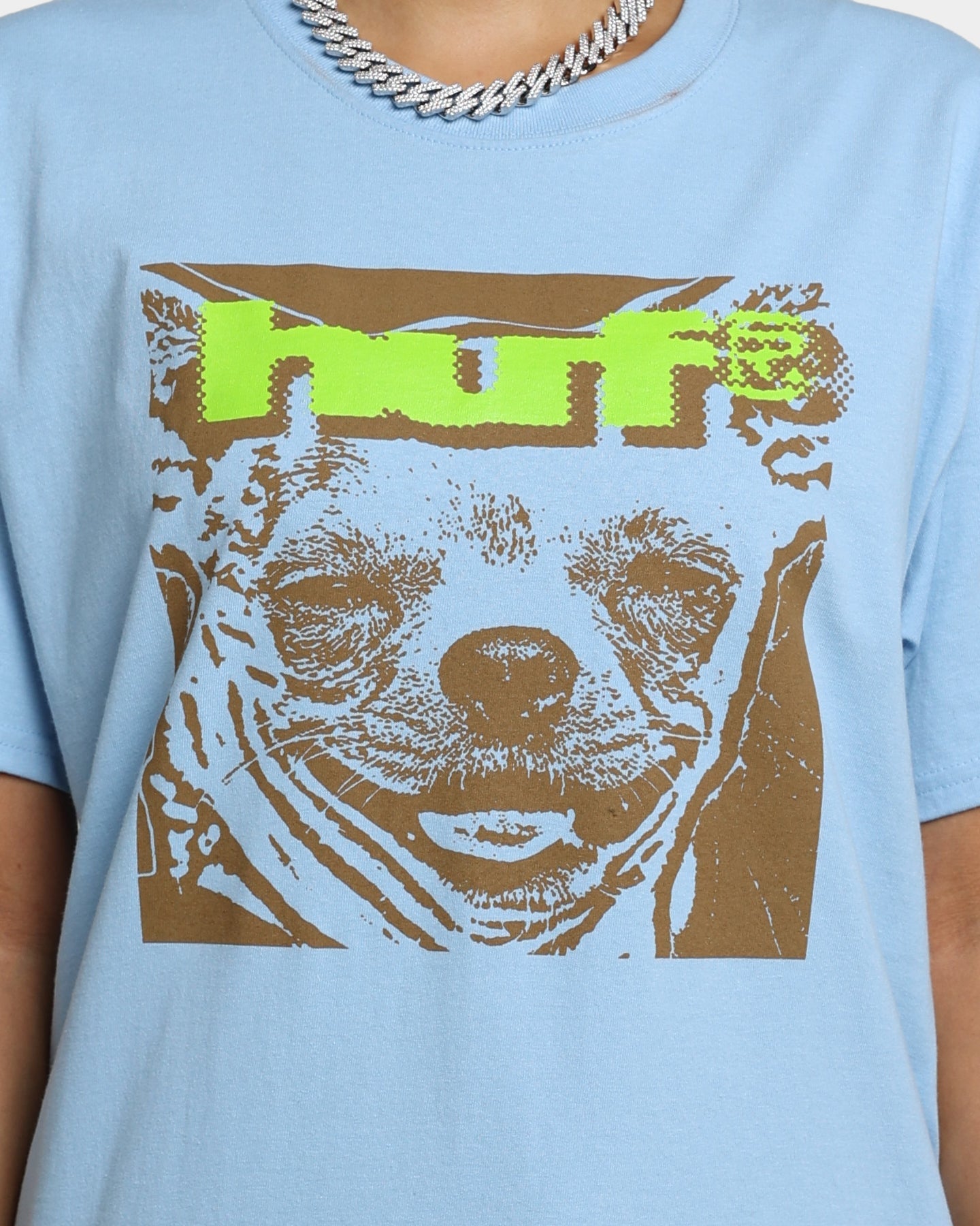 HUF Que Como T-Shirt Light Blue Style001