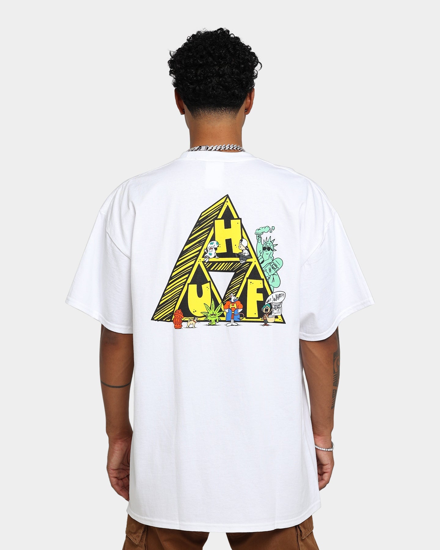 HUF Saturday Morning T-Shirt White