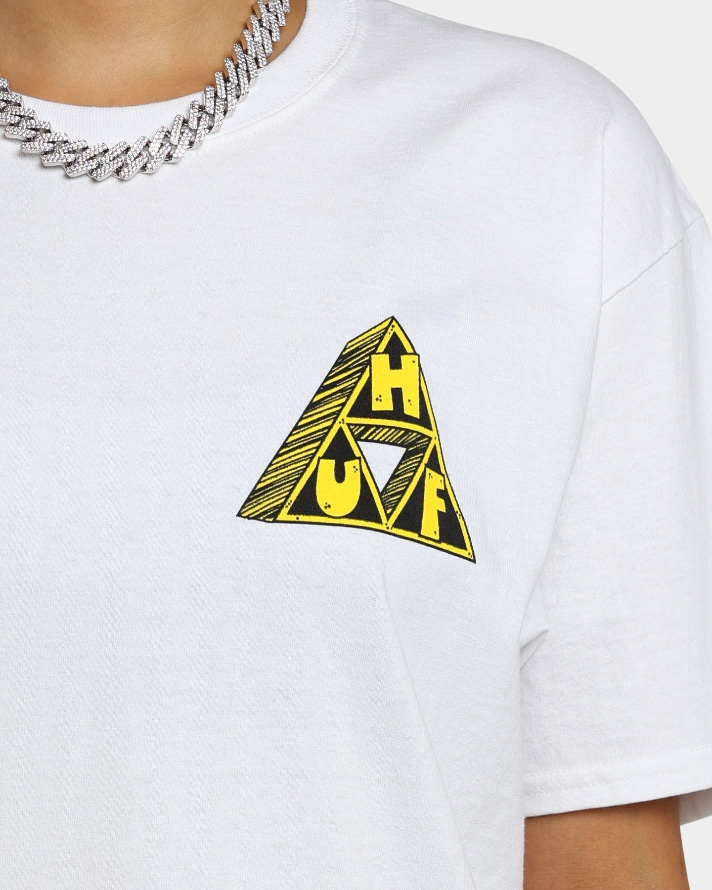 HUF Saturday Morning T-Shirt White Style001
