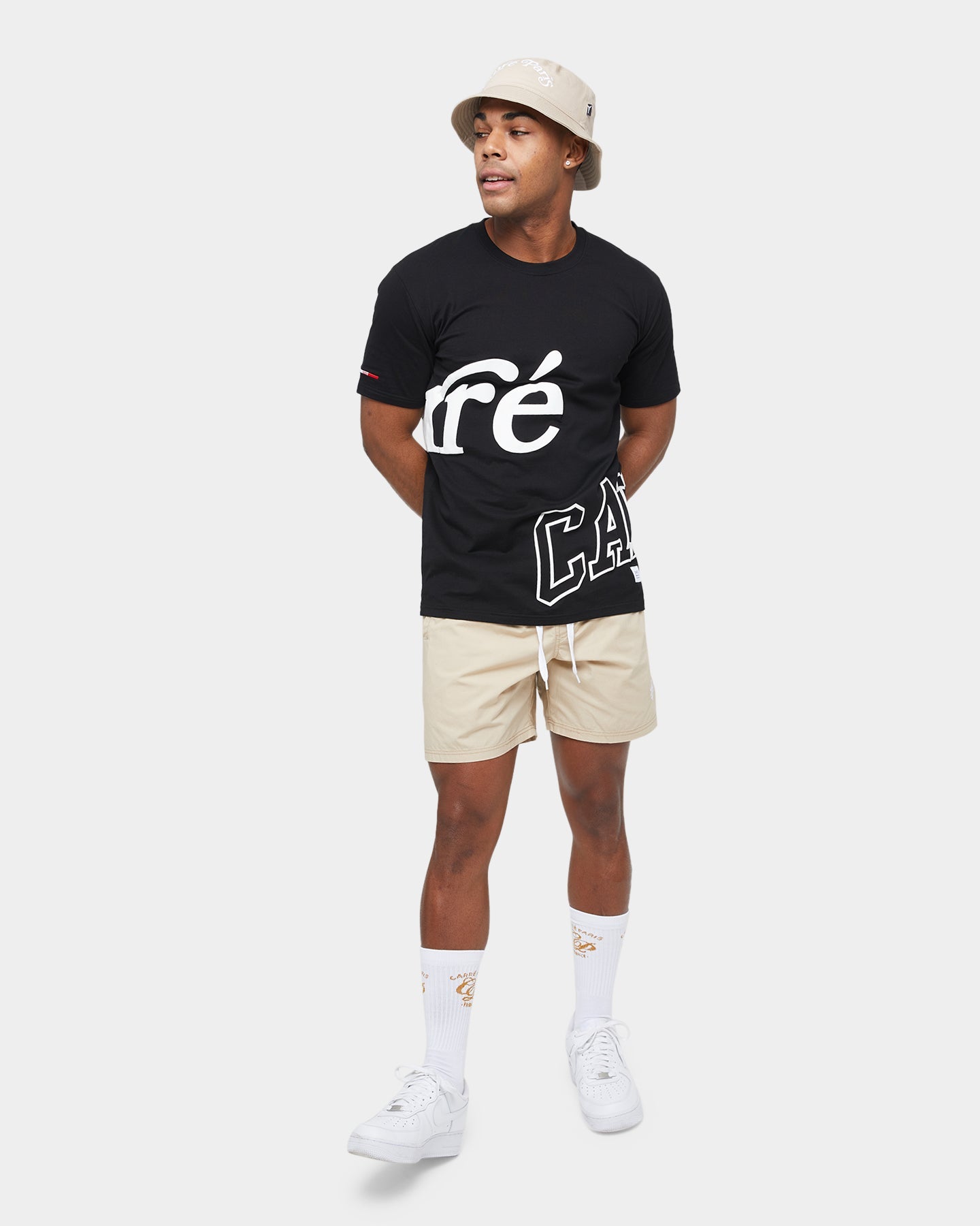 Carre Enormolle Classique T-Shirt Black/White