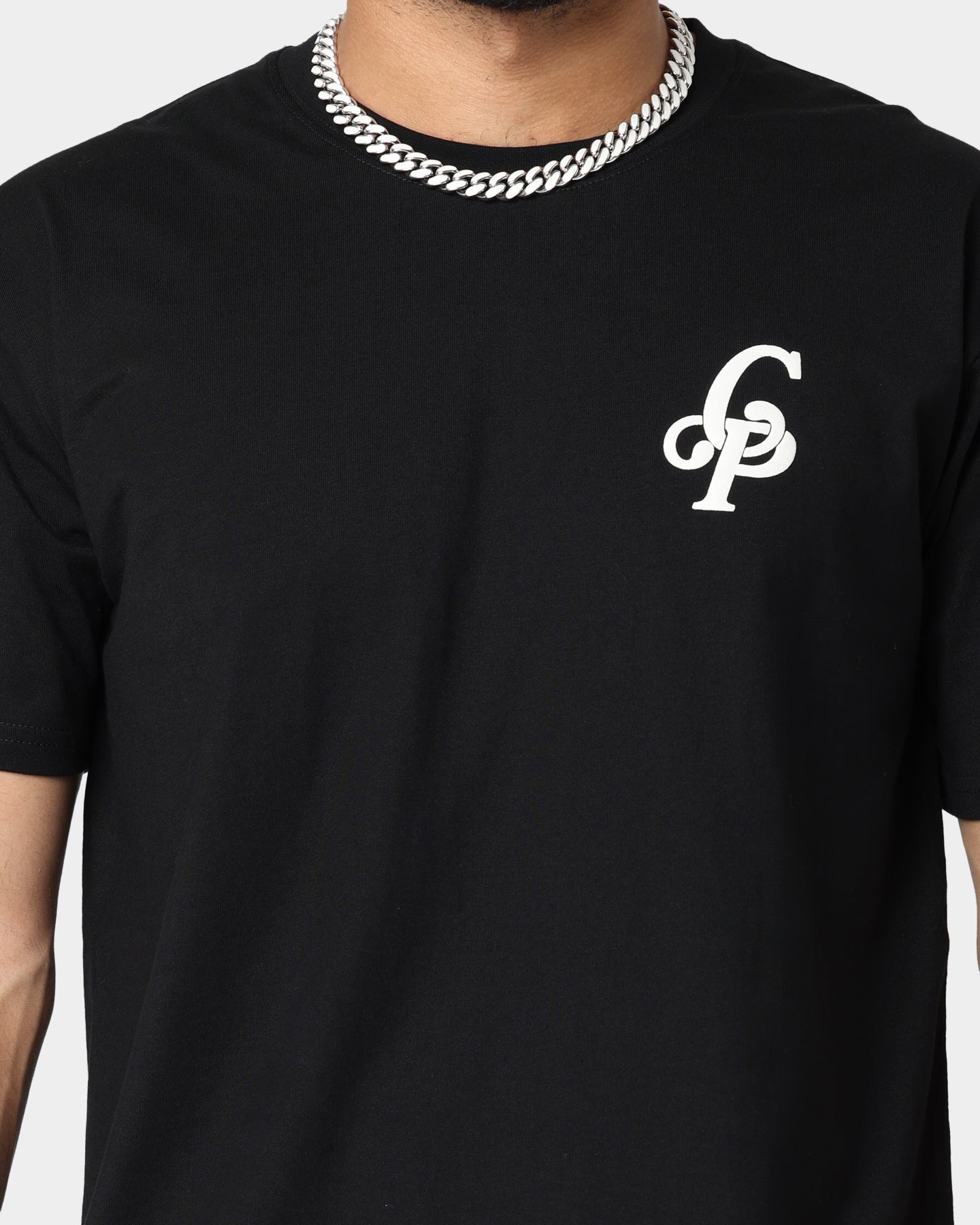 Carre Volle Rose Vintage T-Shirt Black