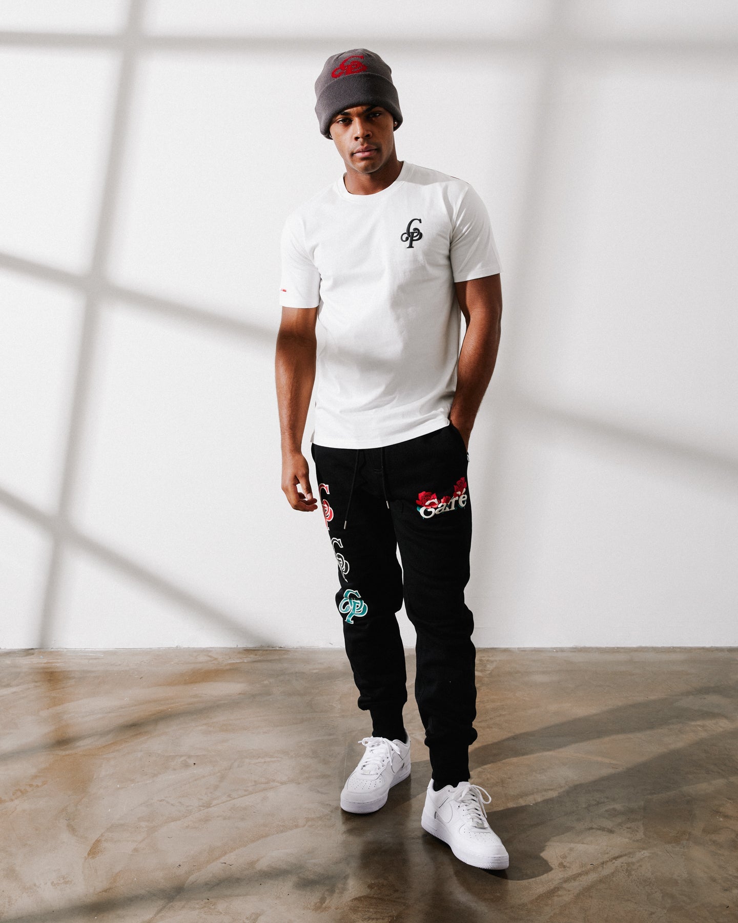 Carre Volle Rose Vintage T-Shirt Off White