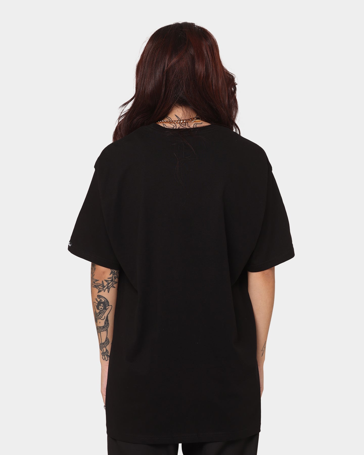 Crooks & Castles Fairfax Varsity T-Shirt Black/Gold Style001