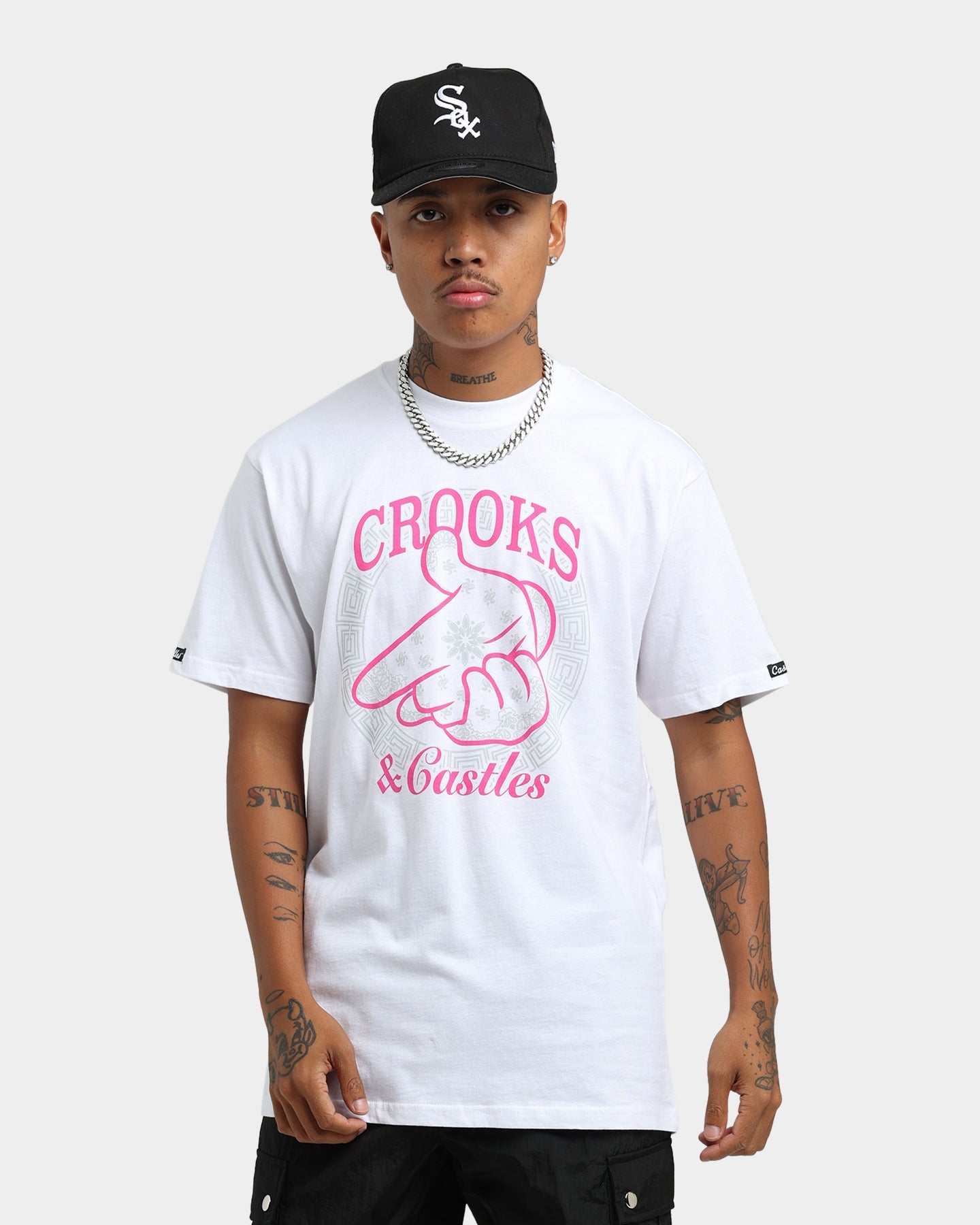 Crooks & Castles Gundana T-Shirt White