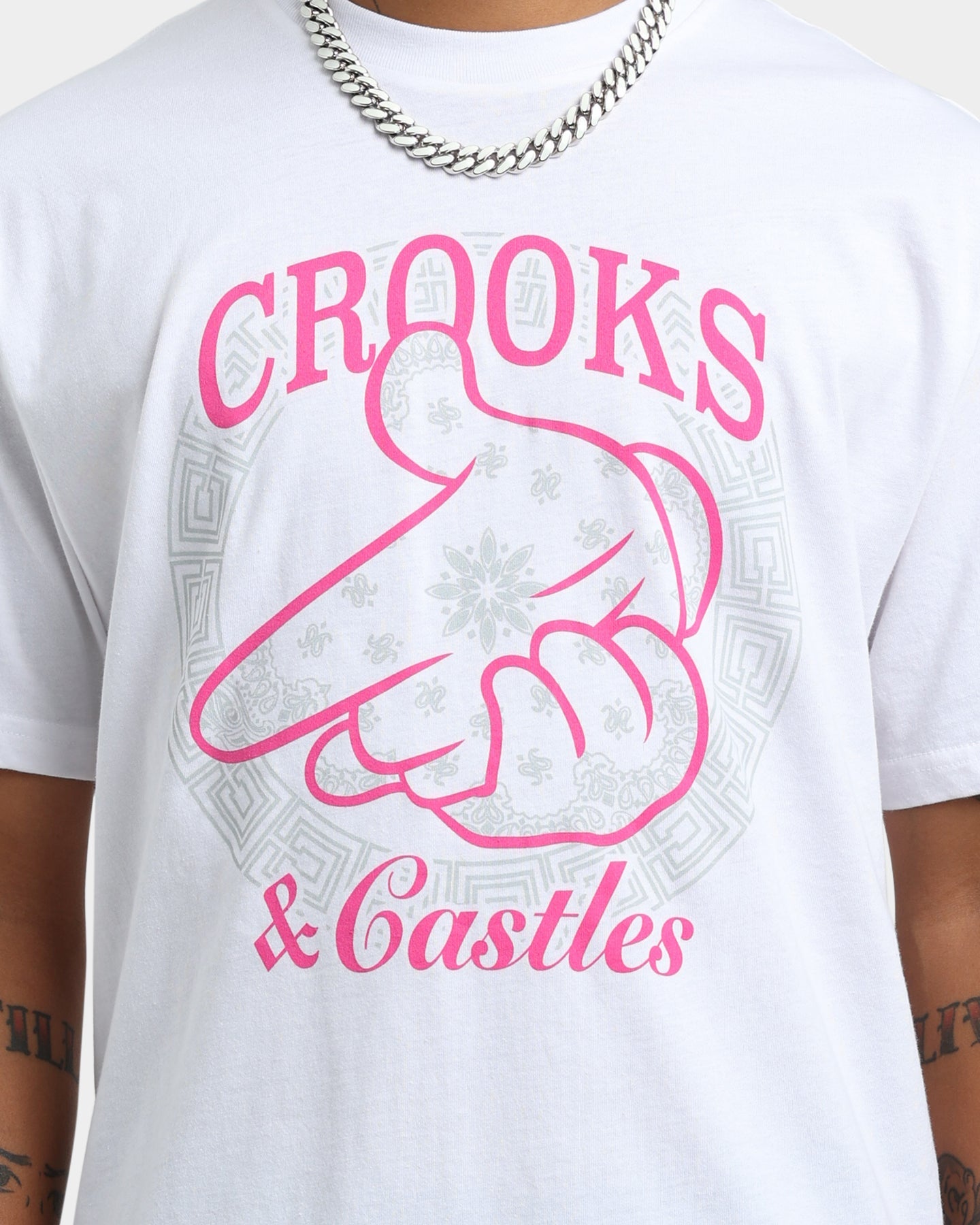 Crooks & Castles Gundana T-Shirt White