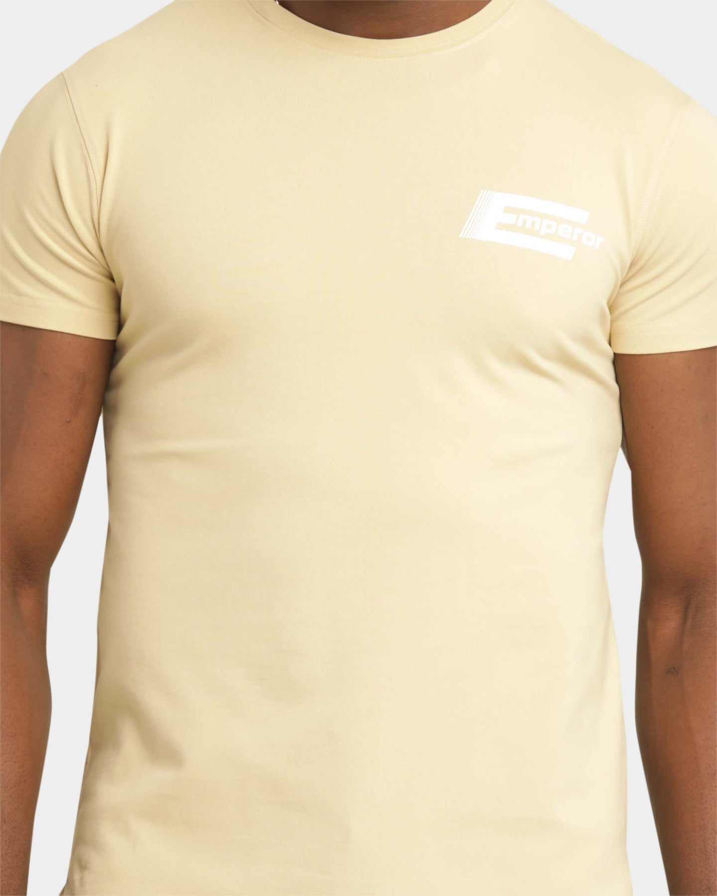 Emperor Apparel Distinction After Dark Short Sleeve T-Shirt Sand/White