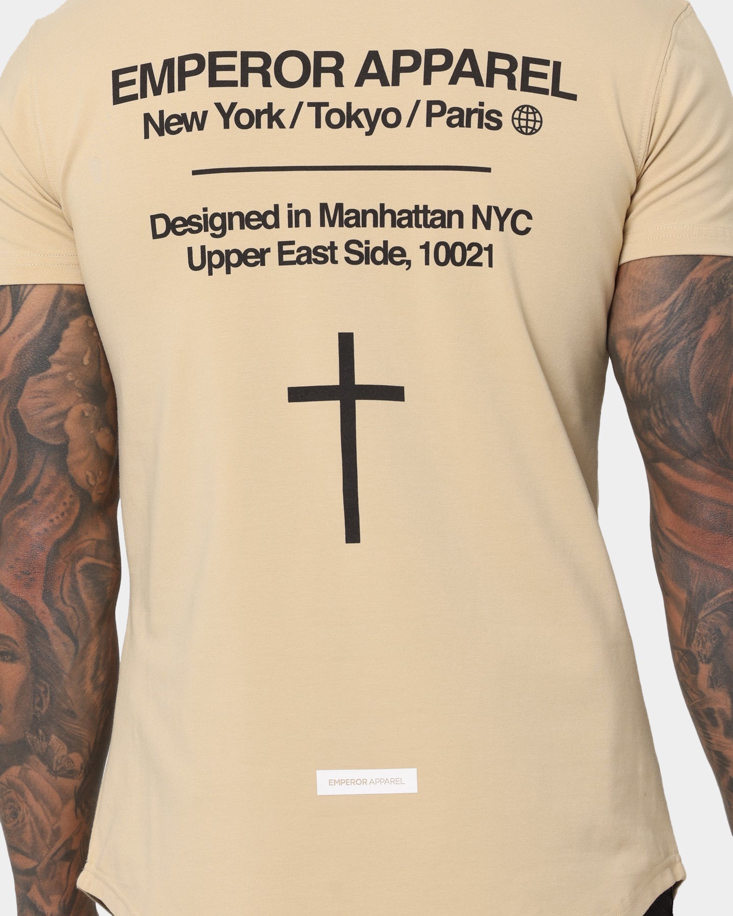 Emperor Apparel Inner City After Dark Short Sleeve T-Shirt Sand/Black