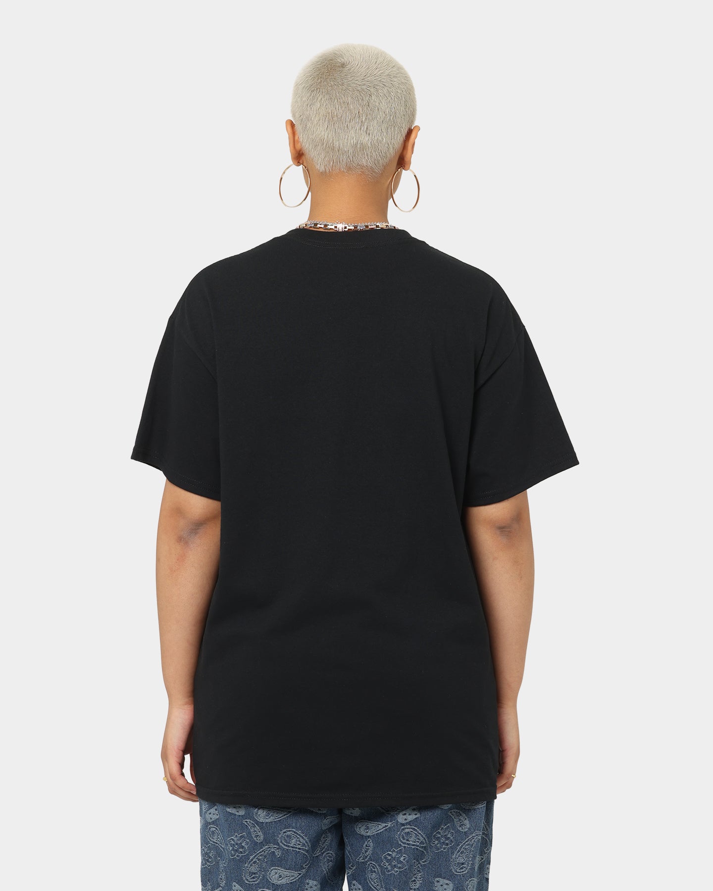 Goat Crew Drip Logo T-Shirt Black/Yellow/Purple Style001