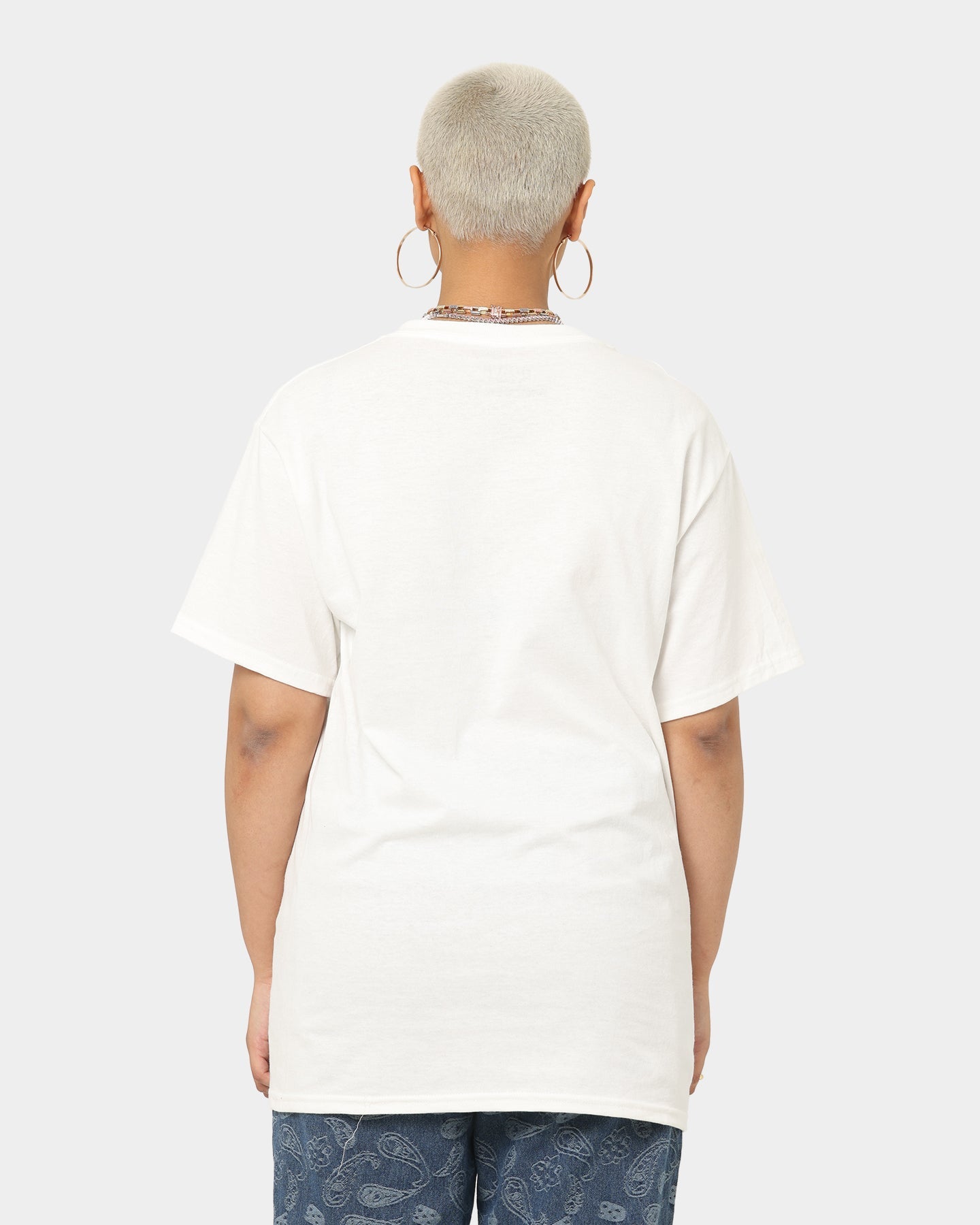 Goat Crew Drip Logo T-Shirt White/Red Style001
