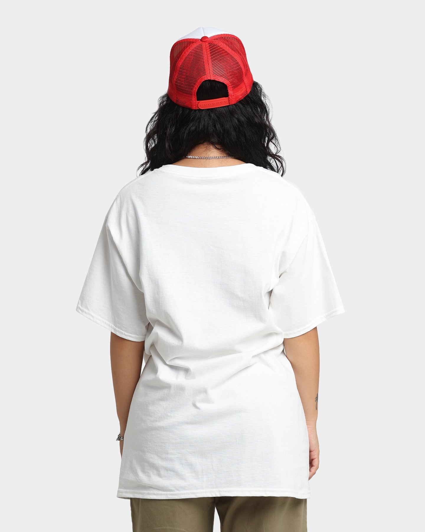 Goat Crew Race Car T-Shirt White Style001