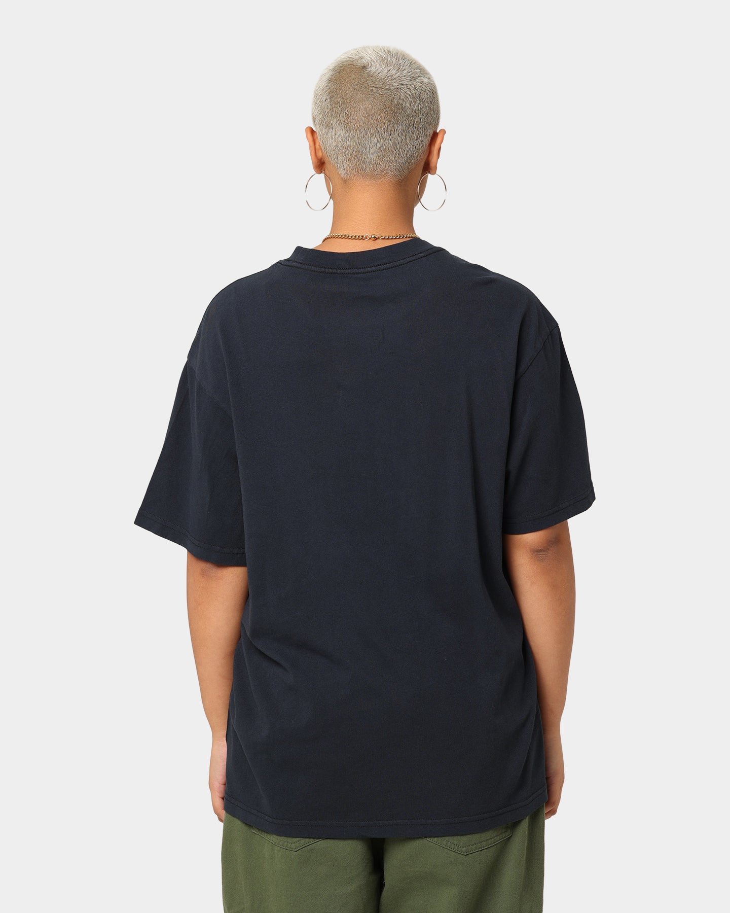 Mitchell & Ness Chicago Bulls Hoop T-Shirt Faded Black Style001