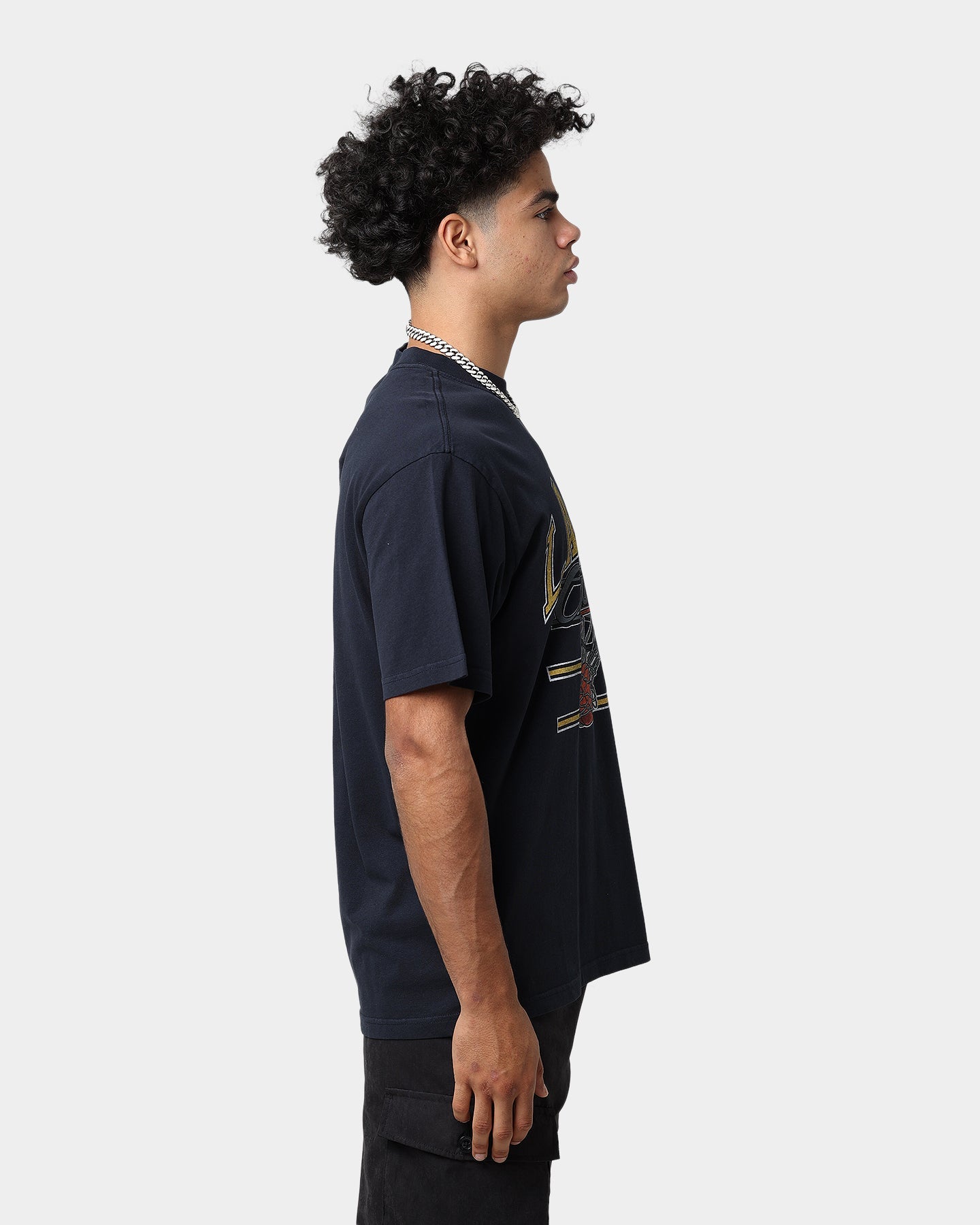 Mitchell & Ness Los Angeles Lakers T-Shirt Faded Black