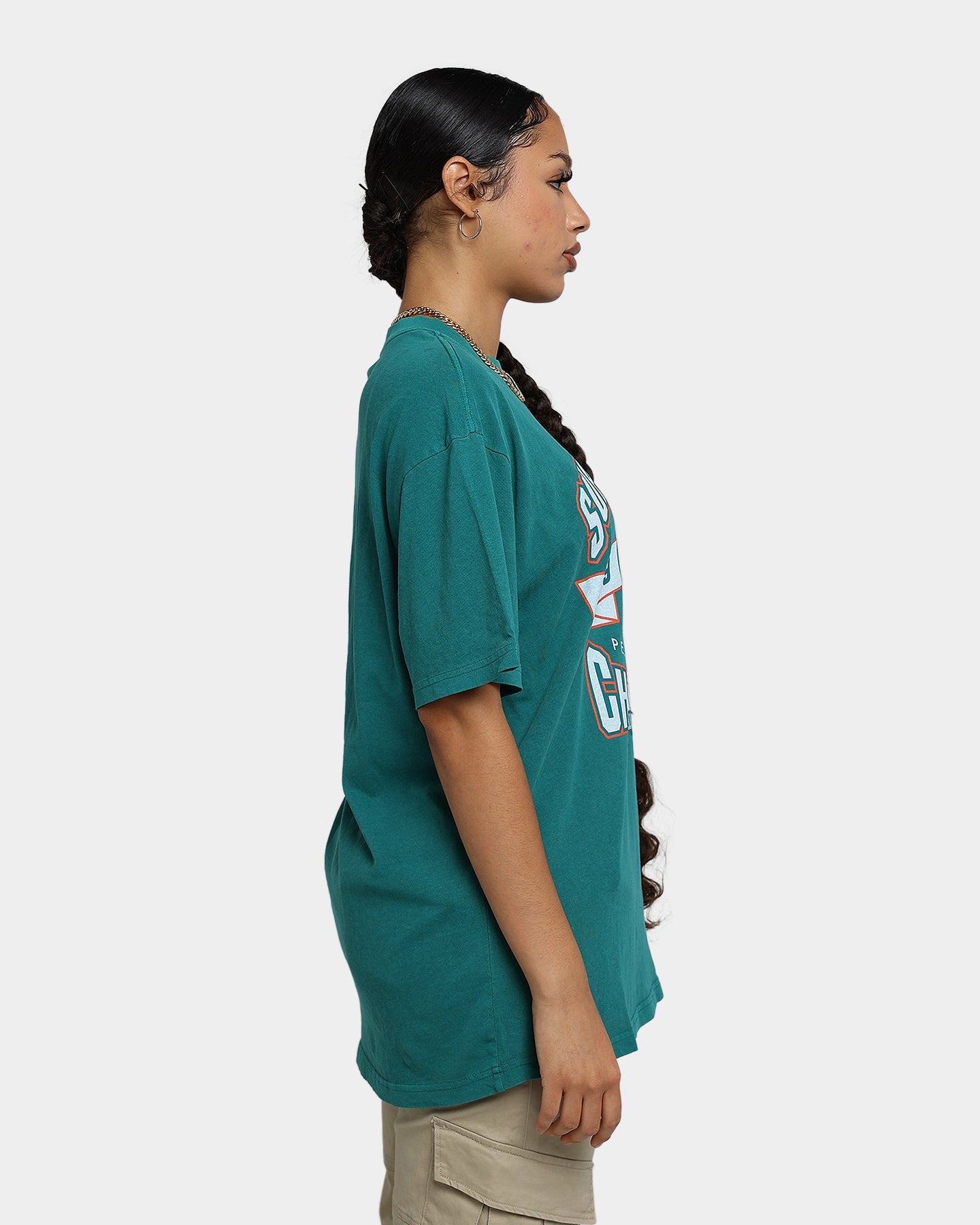 Mitchell & Ness Perfect Season T-Shirt Faded Teal Style001